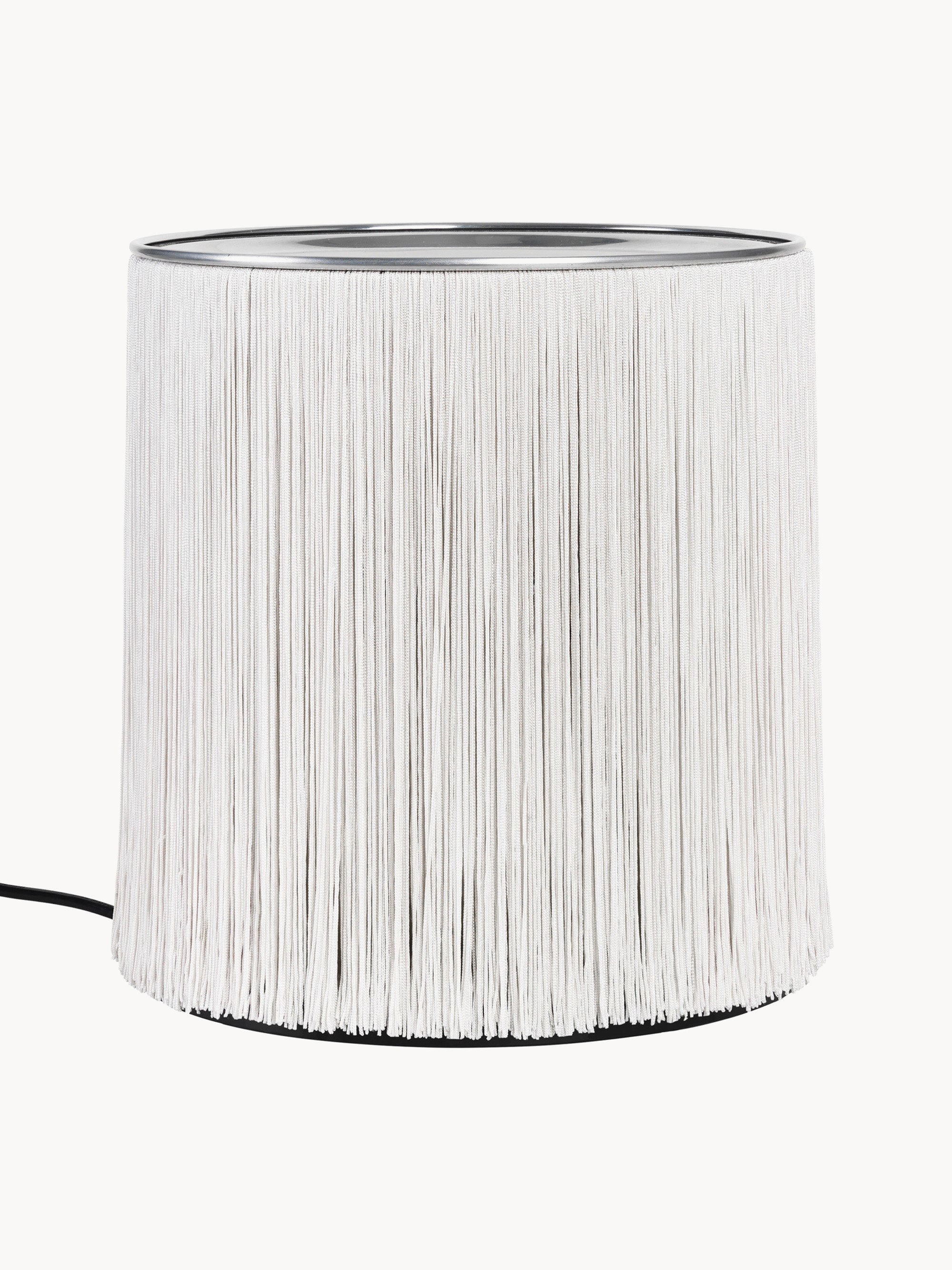 Lampe à poser Brampton - Blanc cassé, argenté