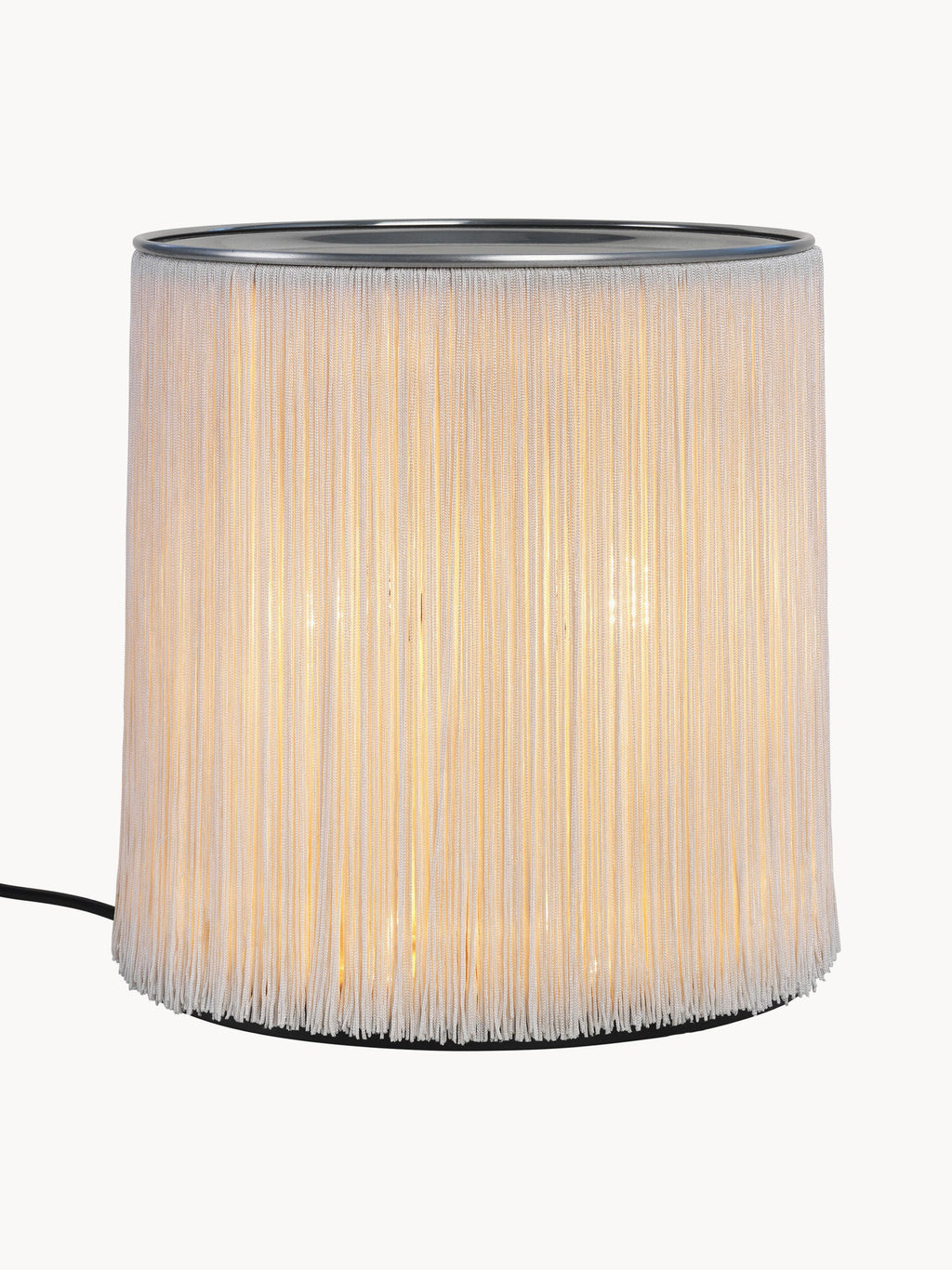 Lampe à poser Brampton - Blanc cassé, argenté