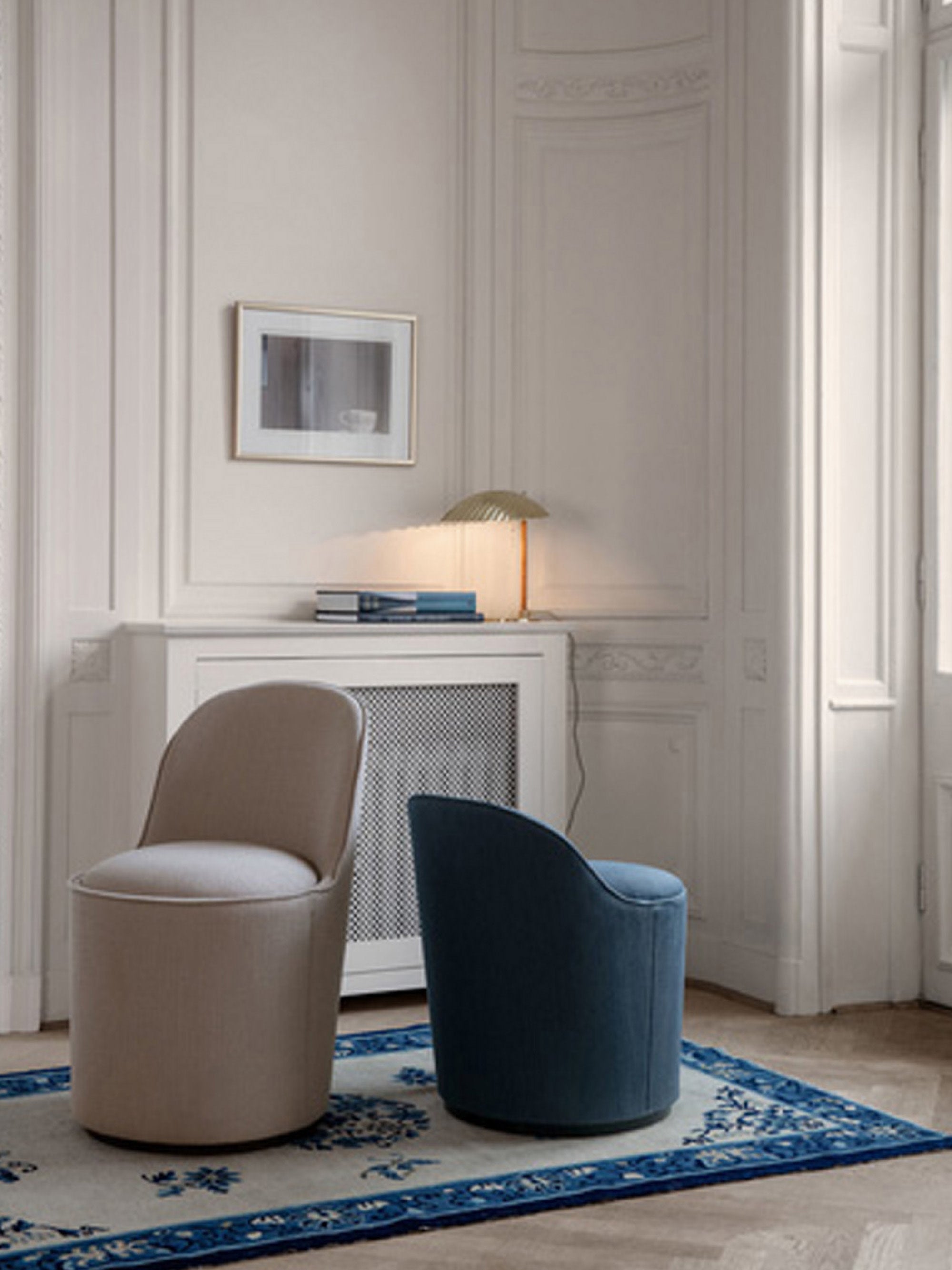 Lampe à poser Brady - Doré, brun clair