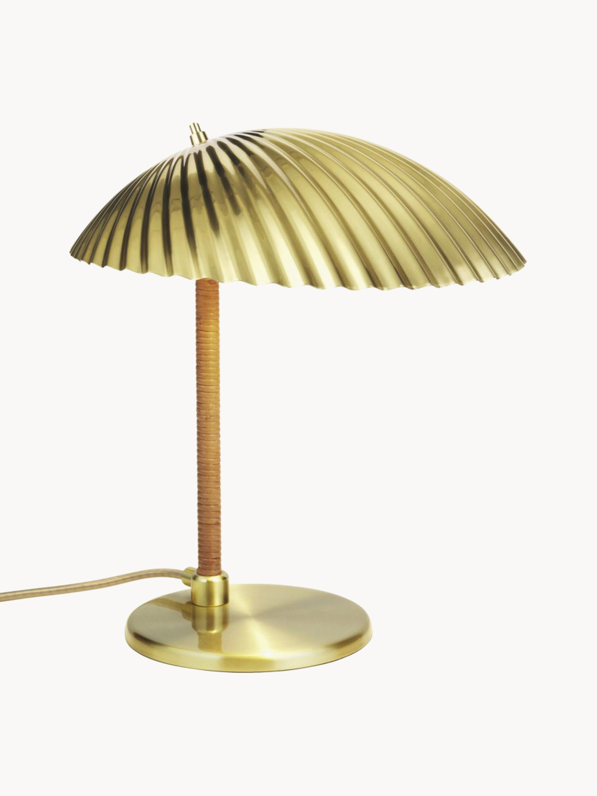 Lampe à poser Brady - Doré, brun clair