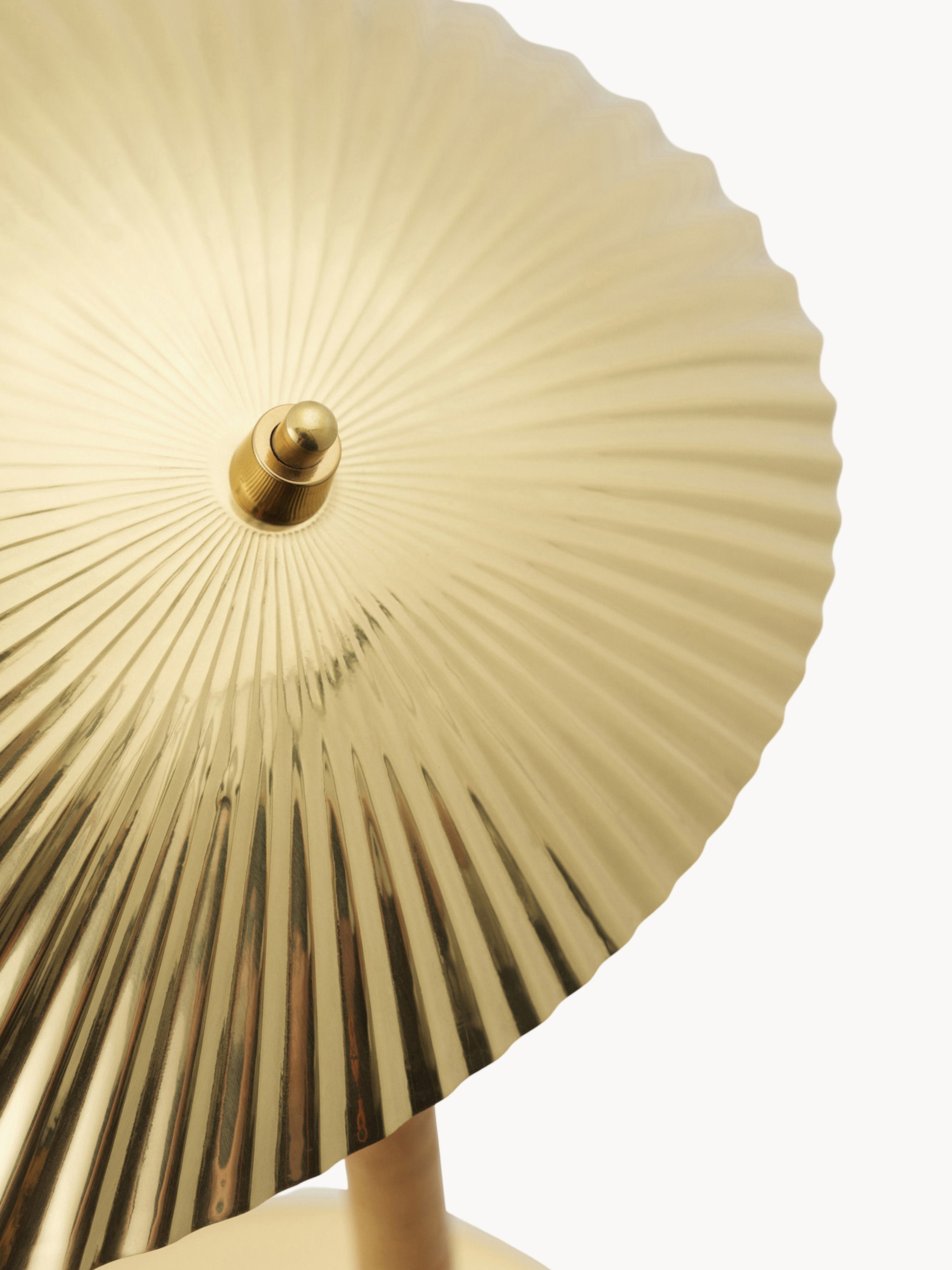 Lampe à poser Brady - Doré, brun clair