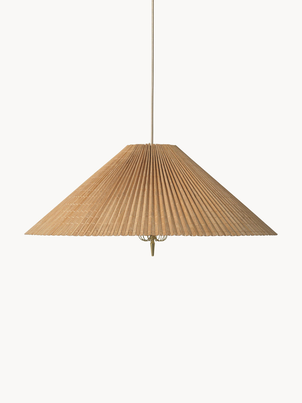 Suspension en bambou Halifax - Beige, laiton