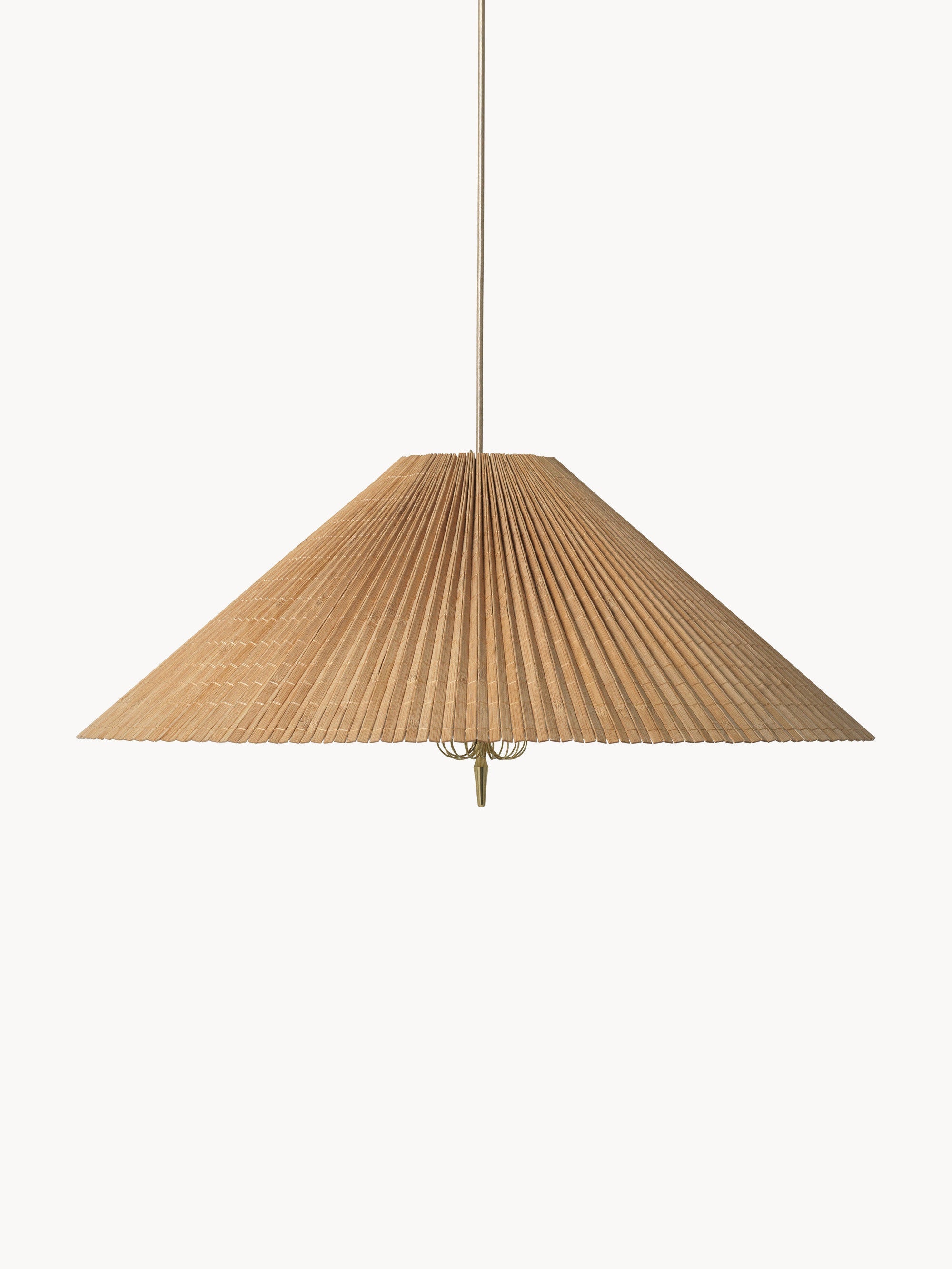 Suspension en bambou Halifax - Beige, laiton