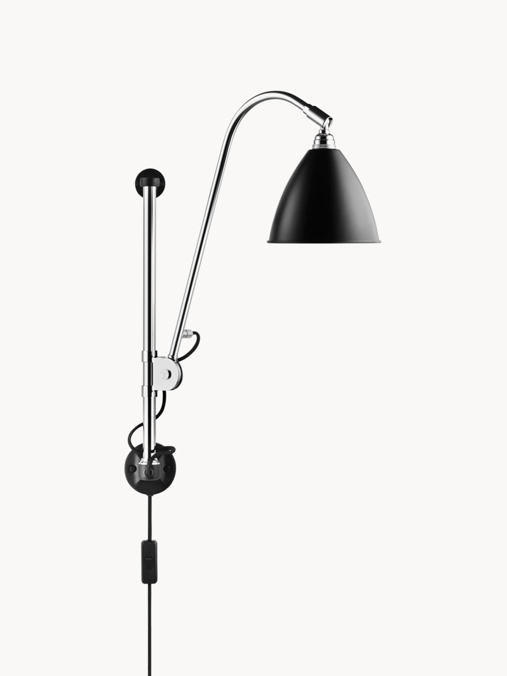 Applique murale Wyatt, intensité ajustable - Noir, argenté