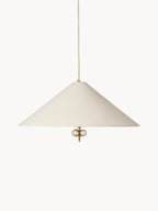 Suspension Boss - Blanc cassé, laiton