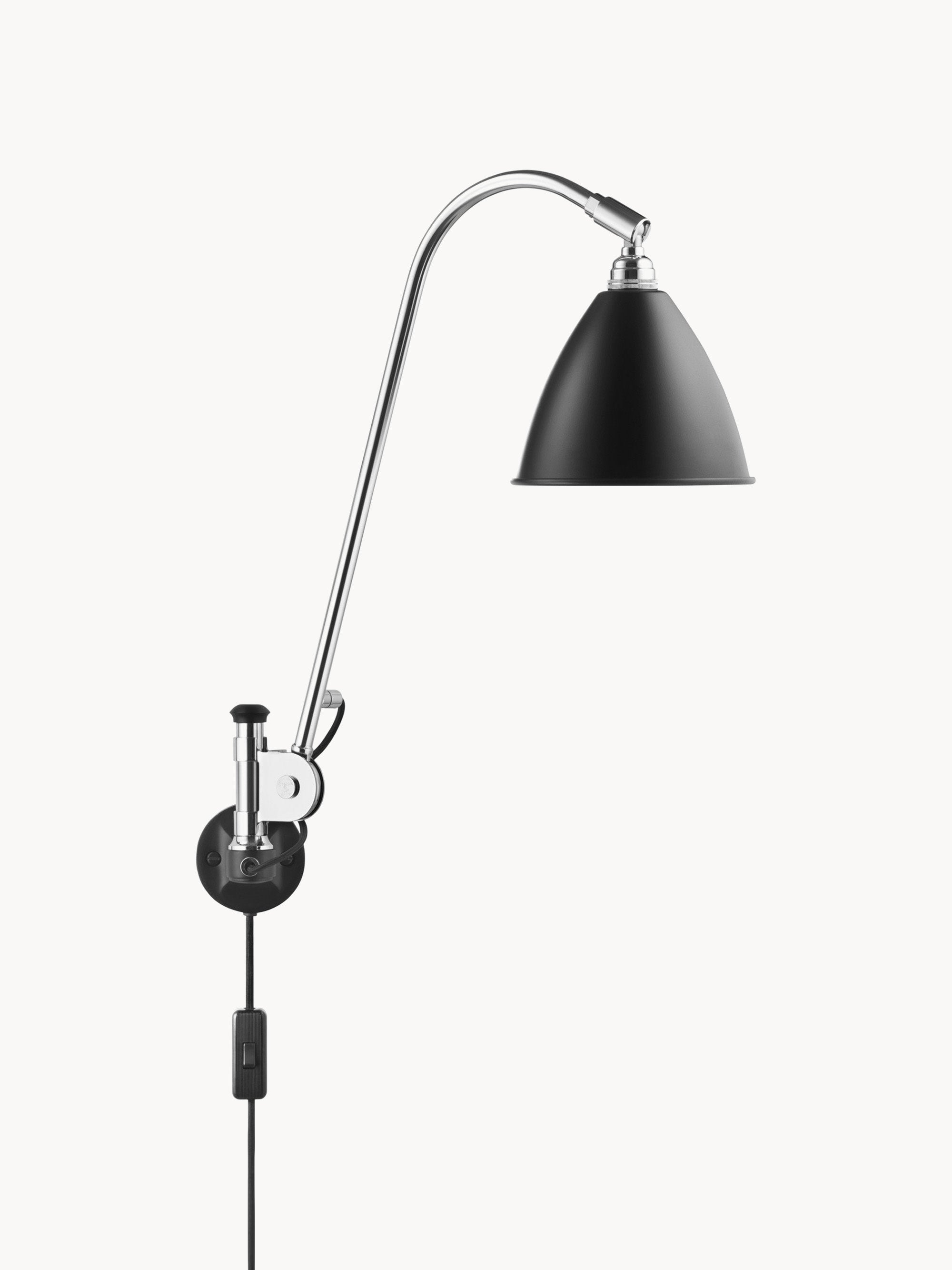 Applique murale orientable Asgrim - Noir, argenté