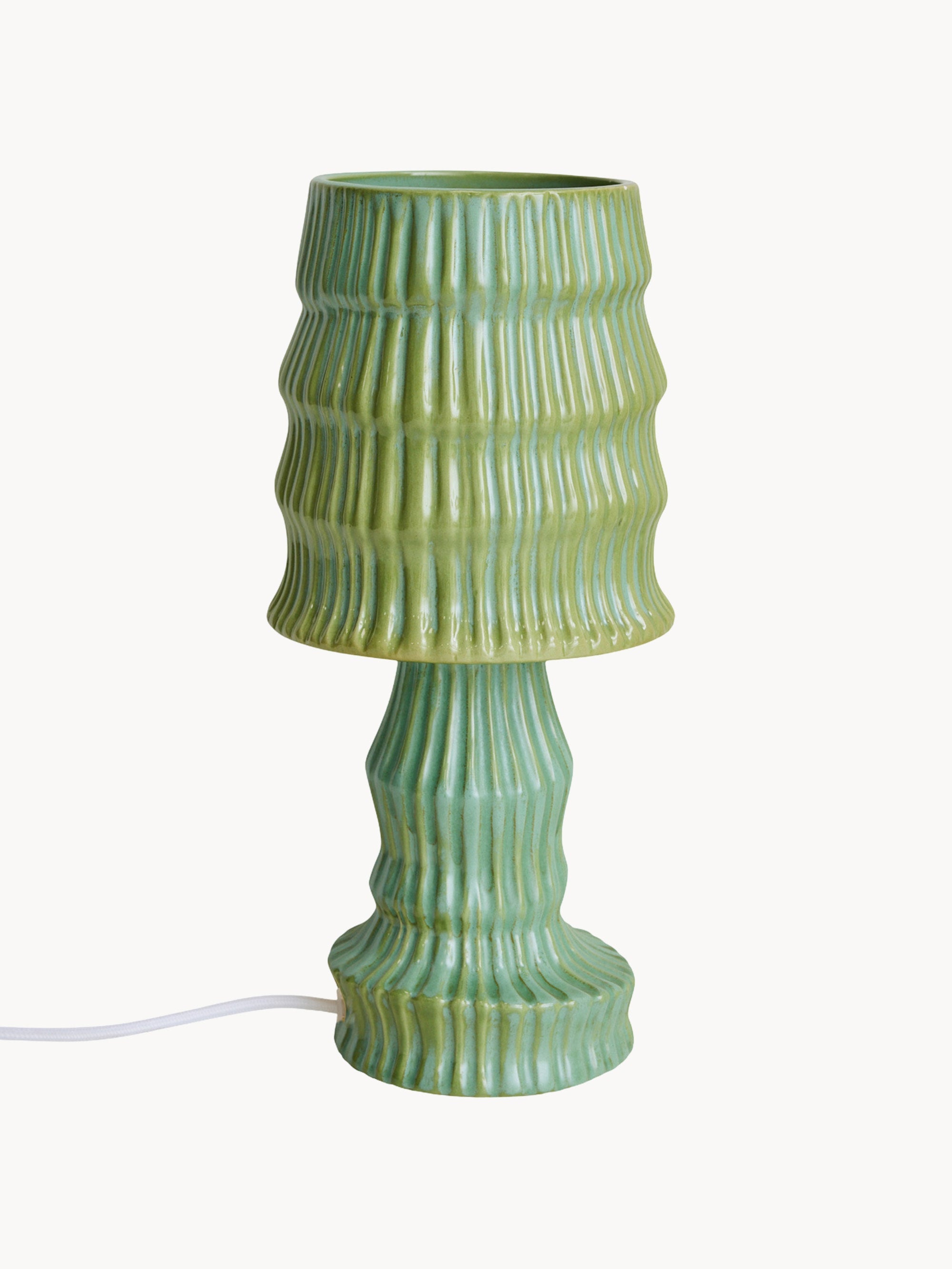 Petite lampe à poser Zeb - Tons verts