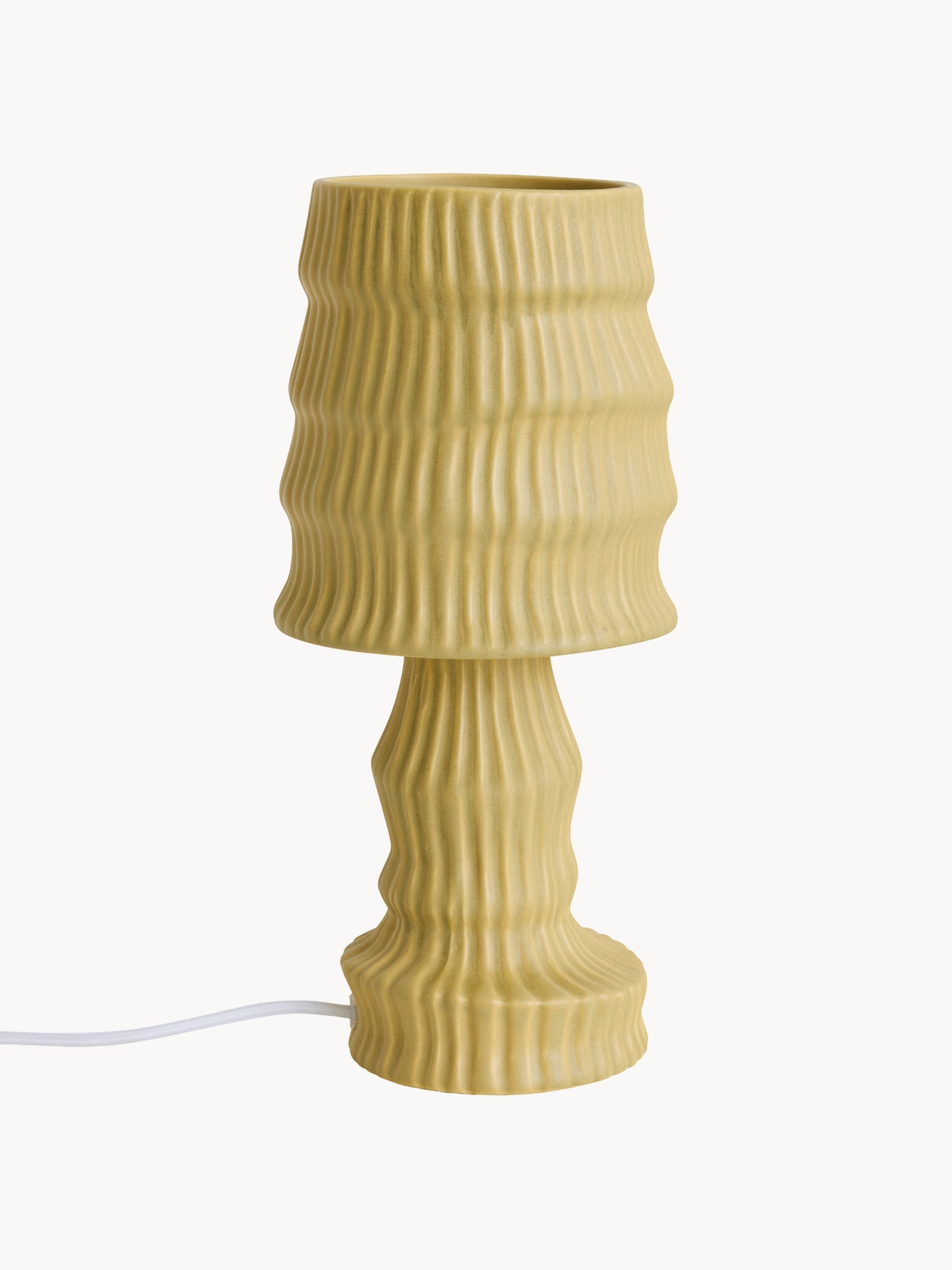 Petite lampe à poser Zeb - Jaune moutarde