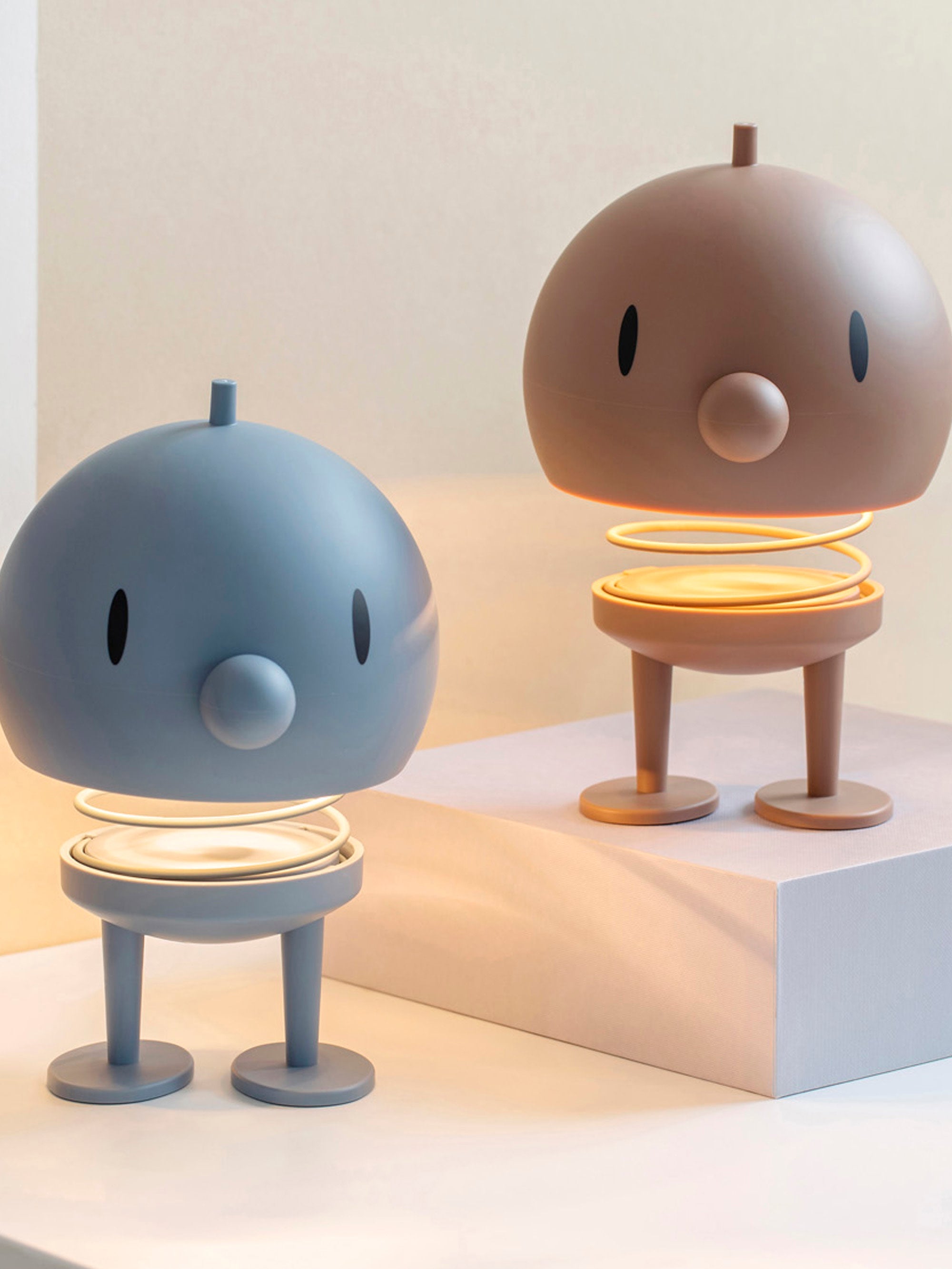 Lampe à poser LED portable Zayne, intensité ajustable - Gris-bleu