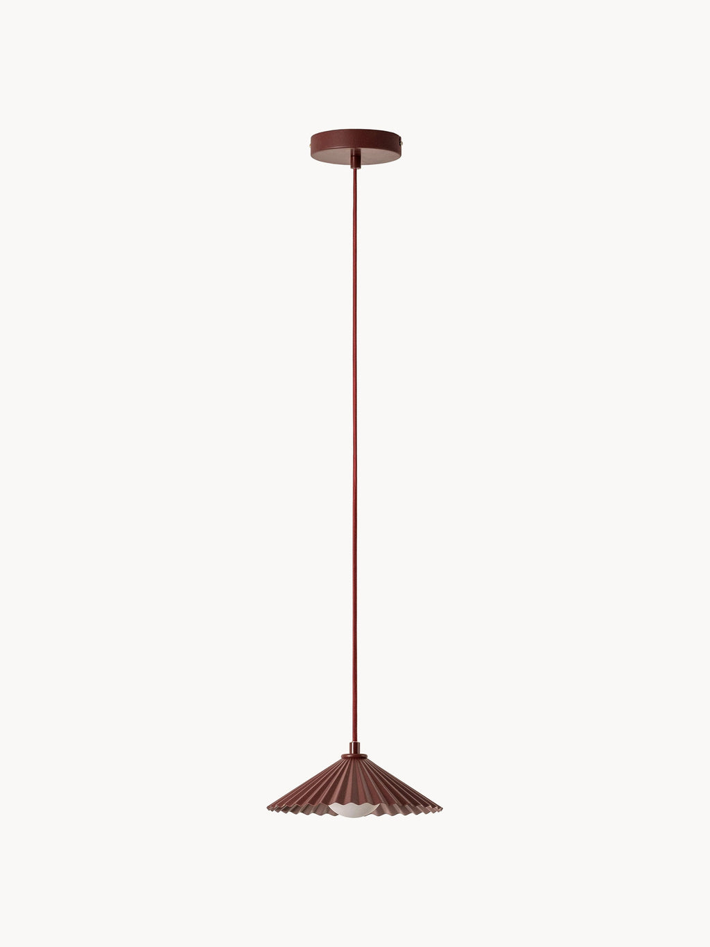 Petite suspension Emma Gurner x Darin - Lie de vin, rouge rouille