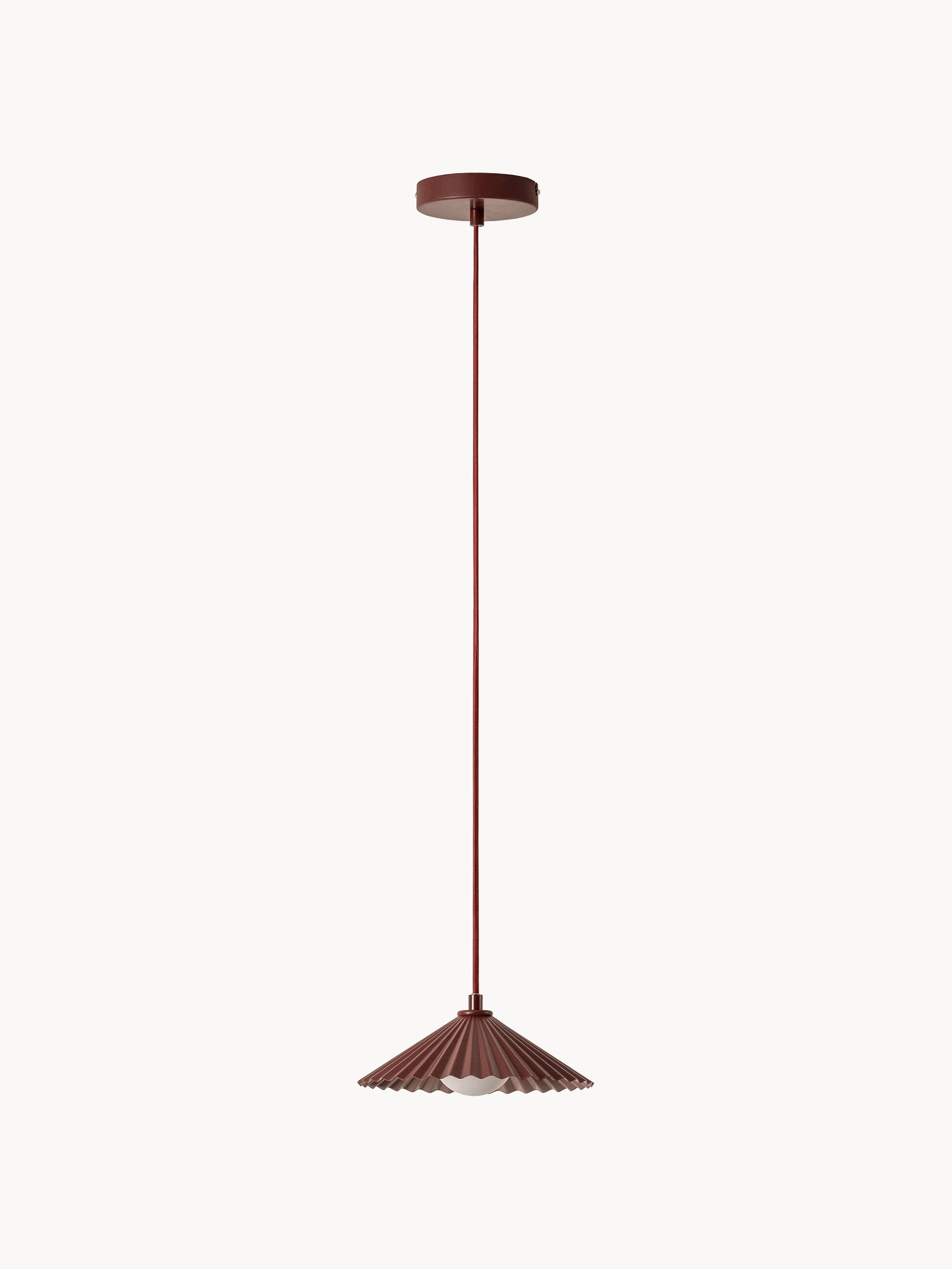 Petite suspension Emma Gurner x Darin - Lie de vin, rouge rouille