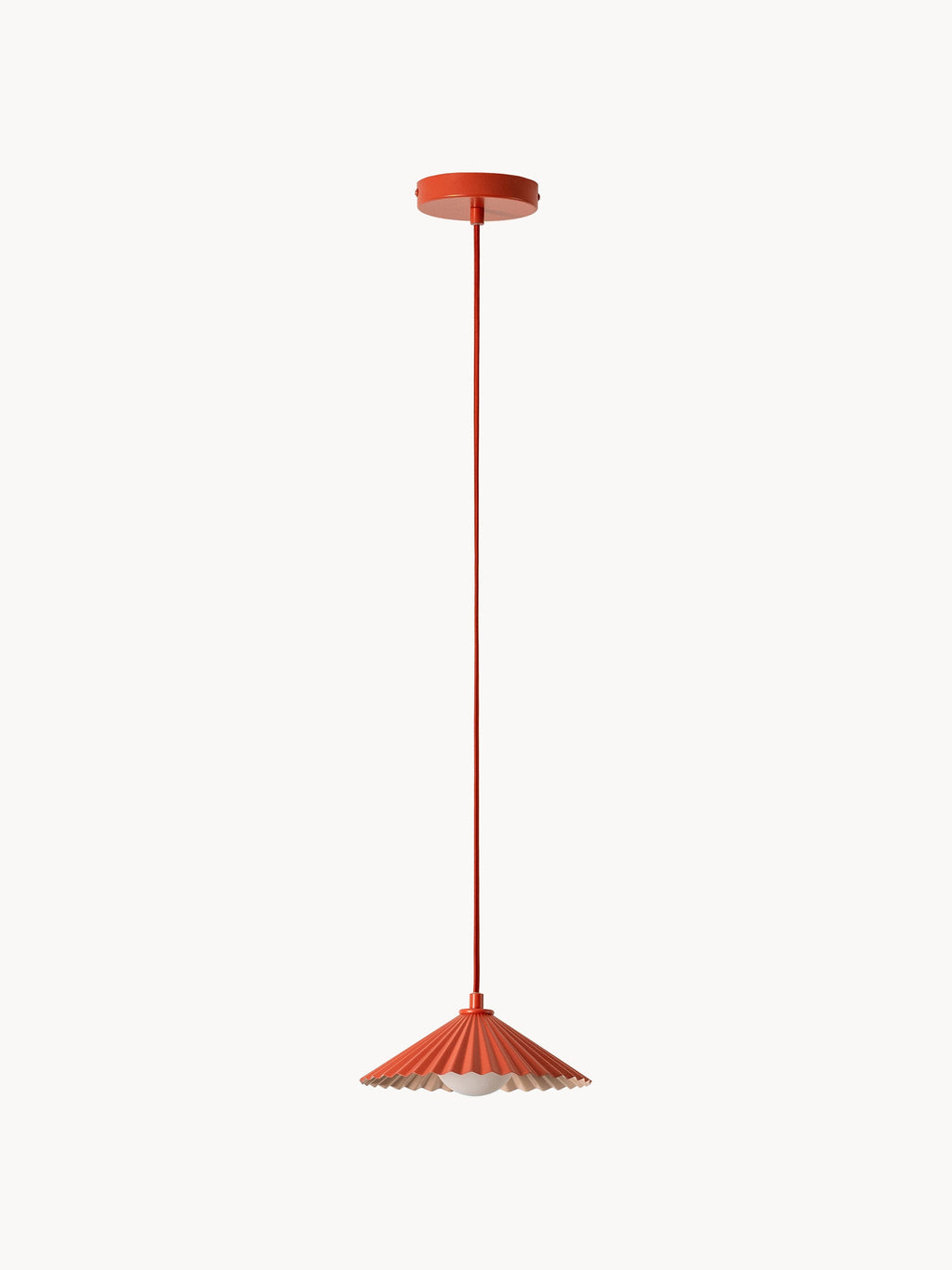 Petite suspension Emma Gurner x Darin - Orange, rose pâle
