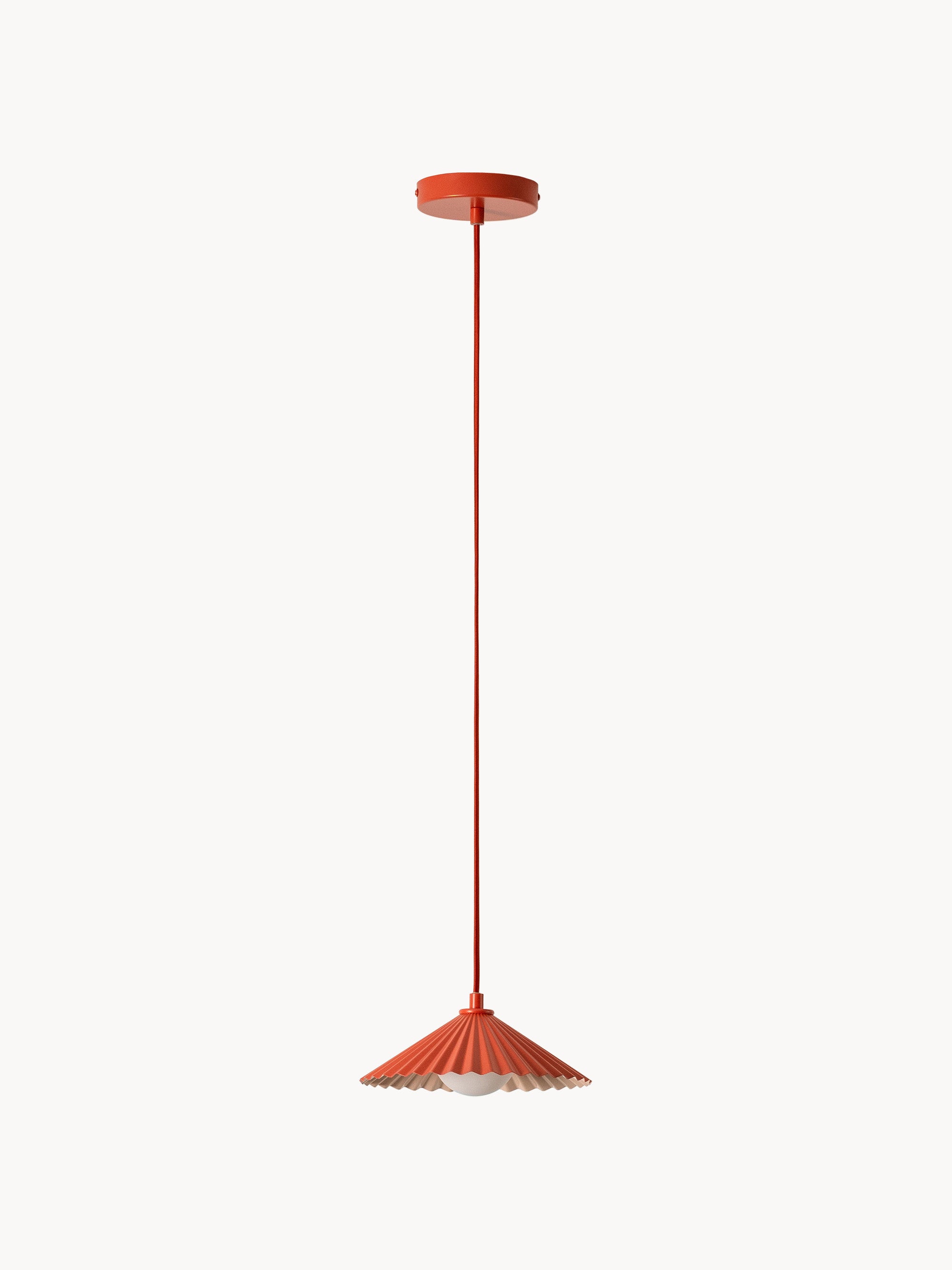 Petite suspension Emma Gurner x Darin - Orange, rose pâle