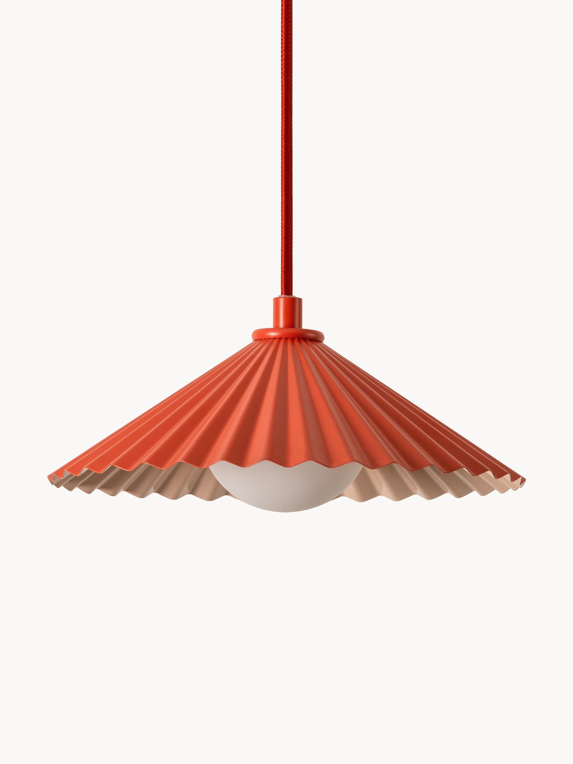 Petite suspension Emma Gurner x Darin - Orange, rose pâle