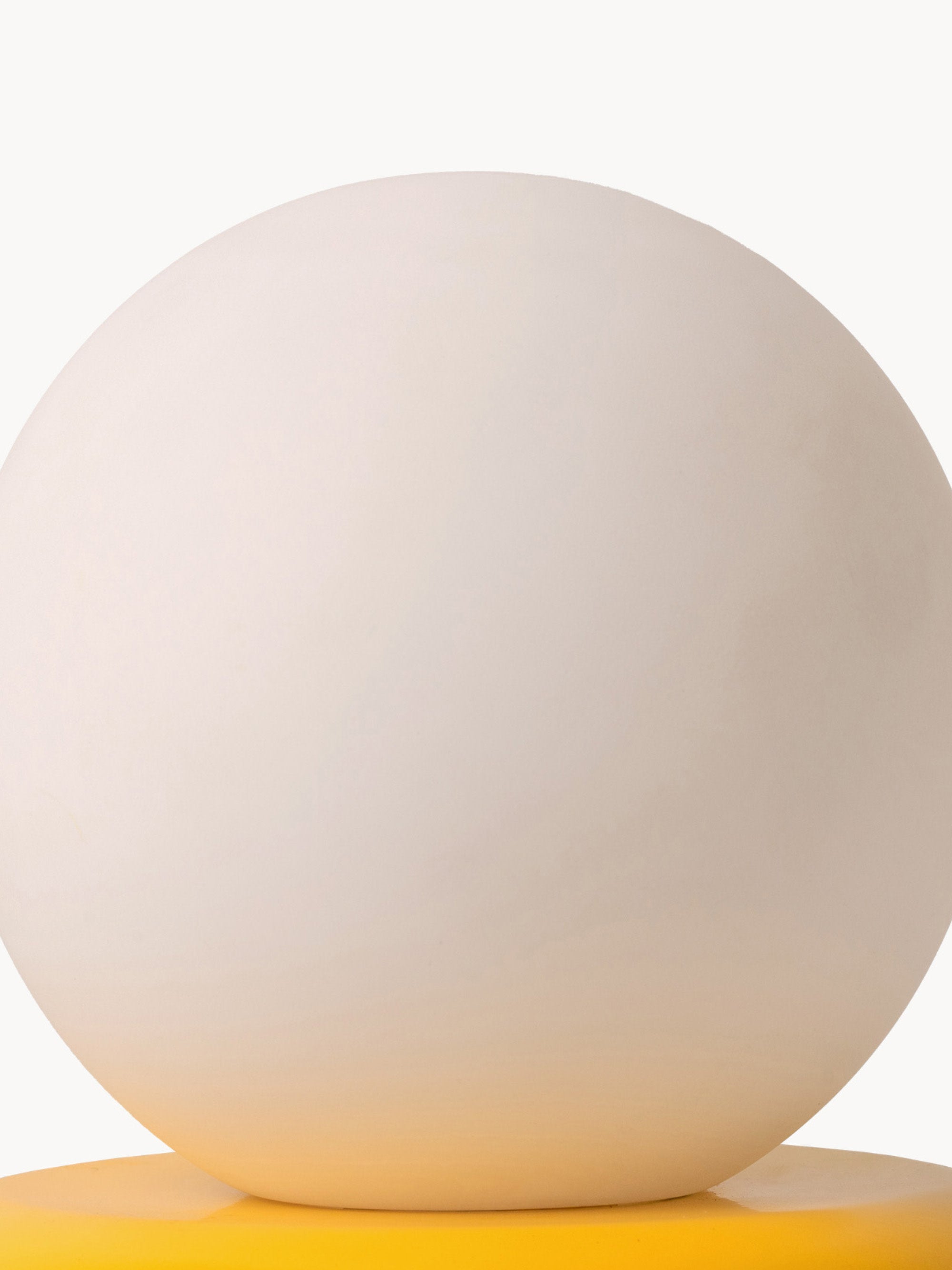 Petite lampe à poser LED portable avec connexion Steren - Jaune soleil