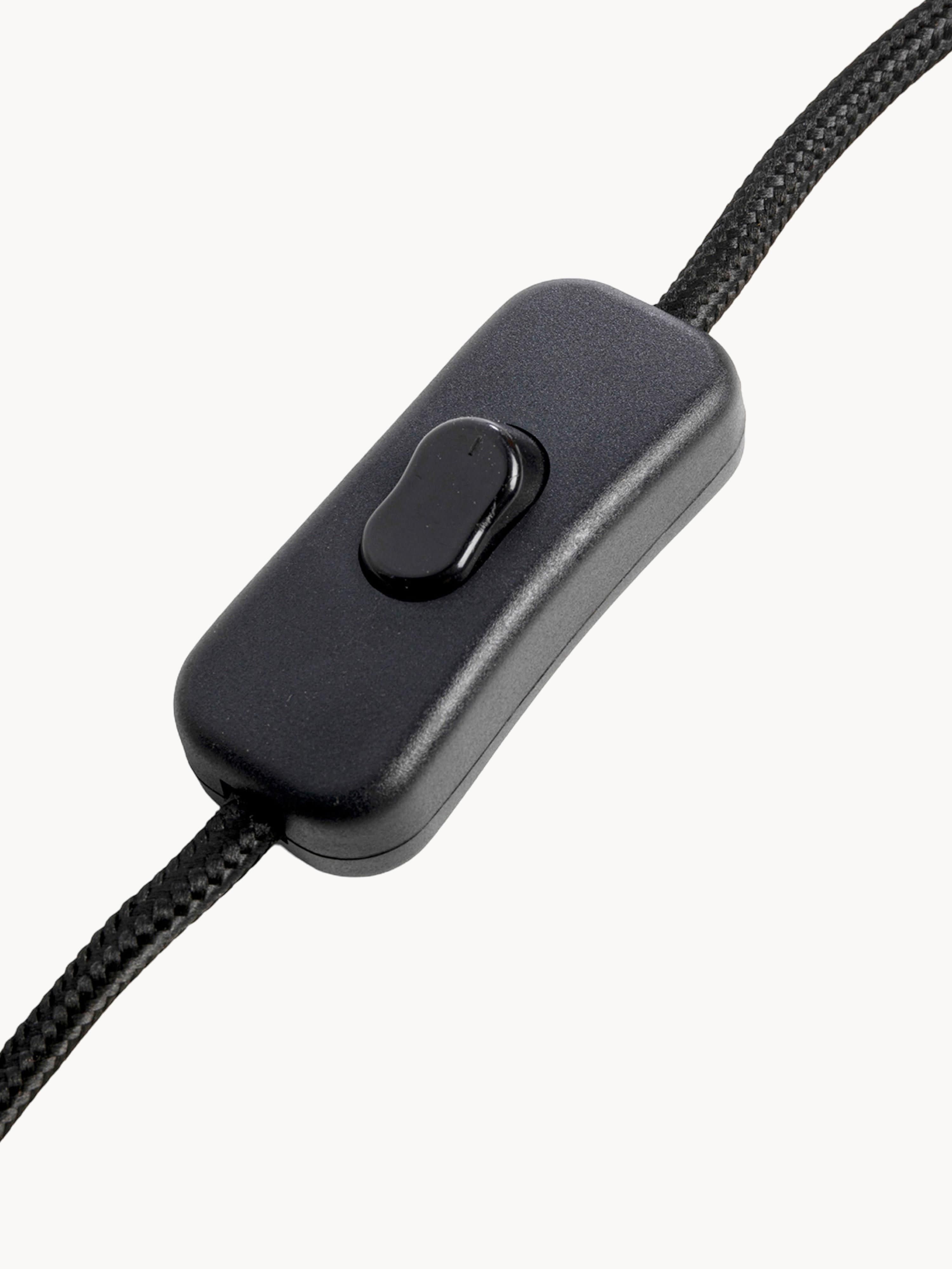 Grande lampe à poser artisanale Buckley - Orange, doré