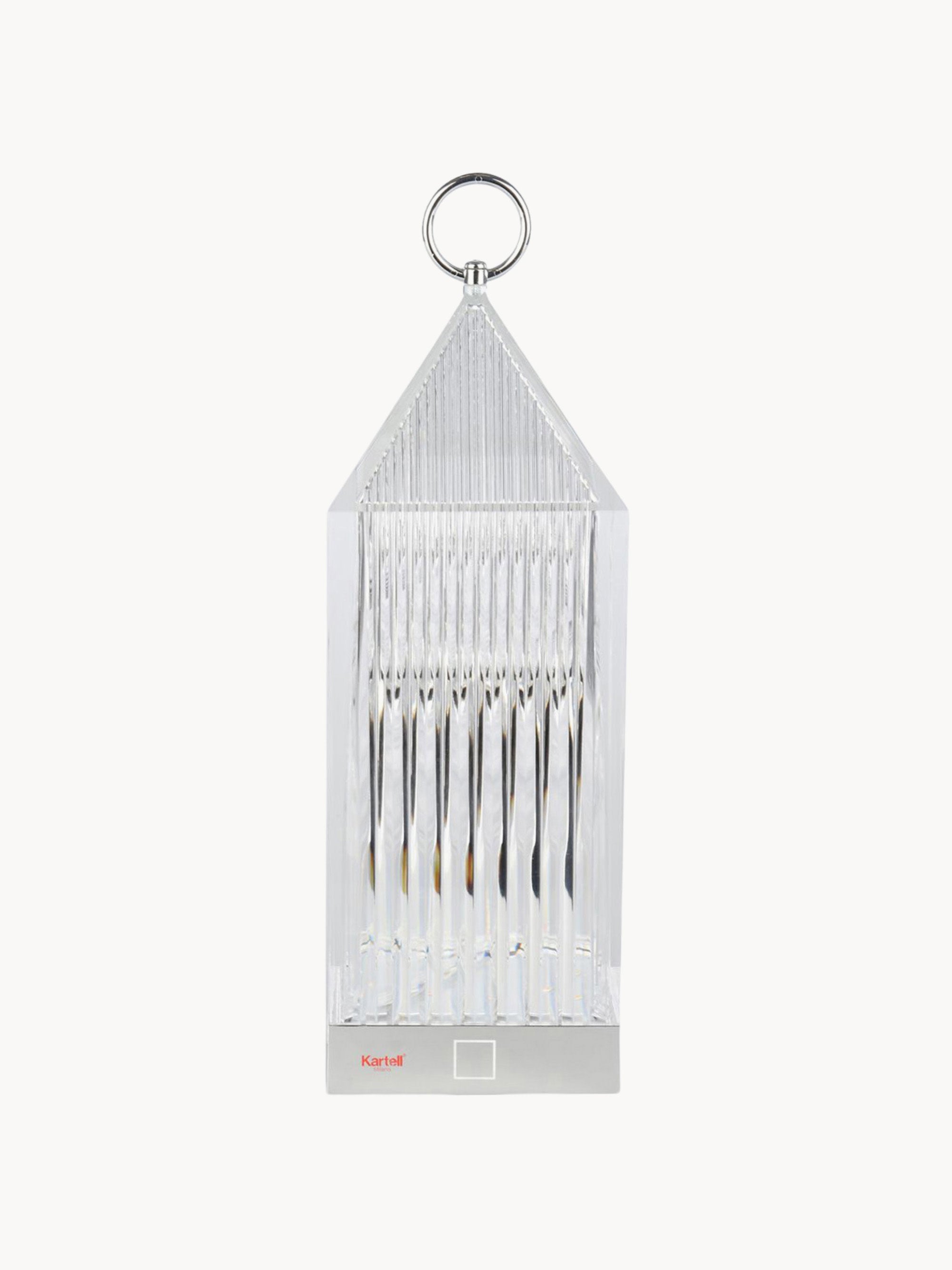 Lampe à poser LED mobile, intensité ajustable - Transparent