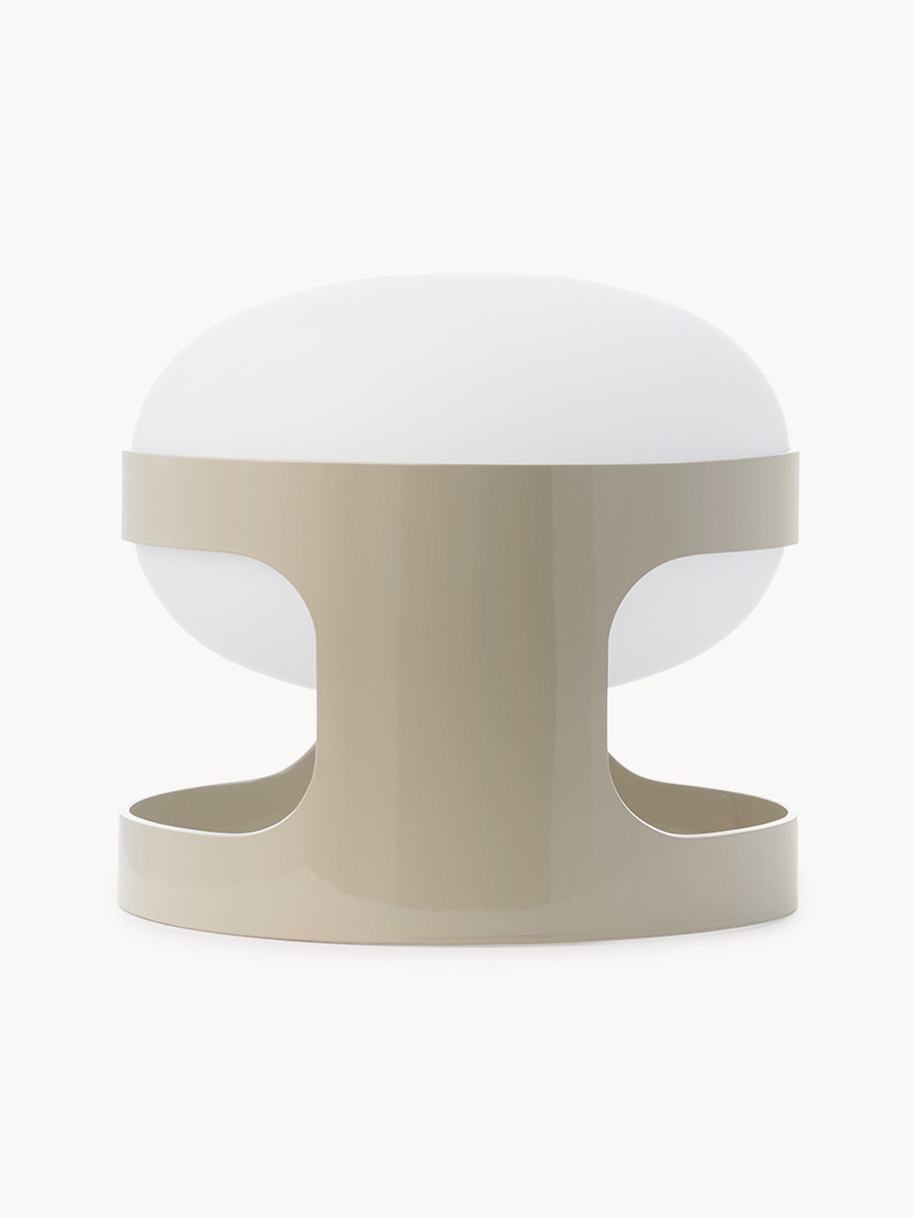 Petite lampe à poser Gunder - Grège, blanc