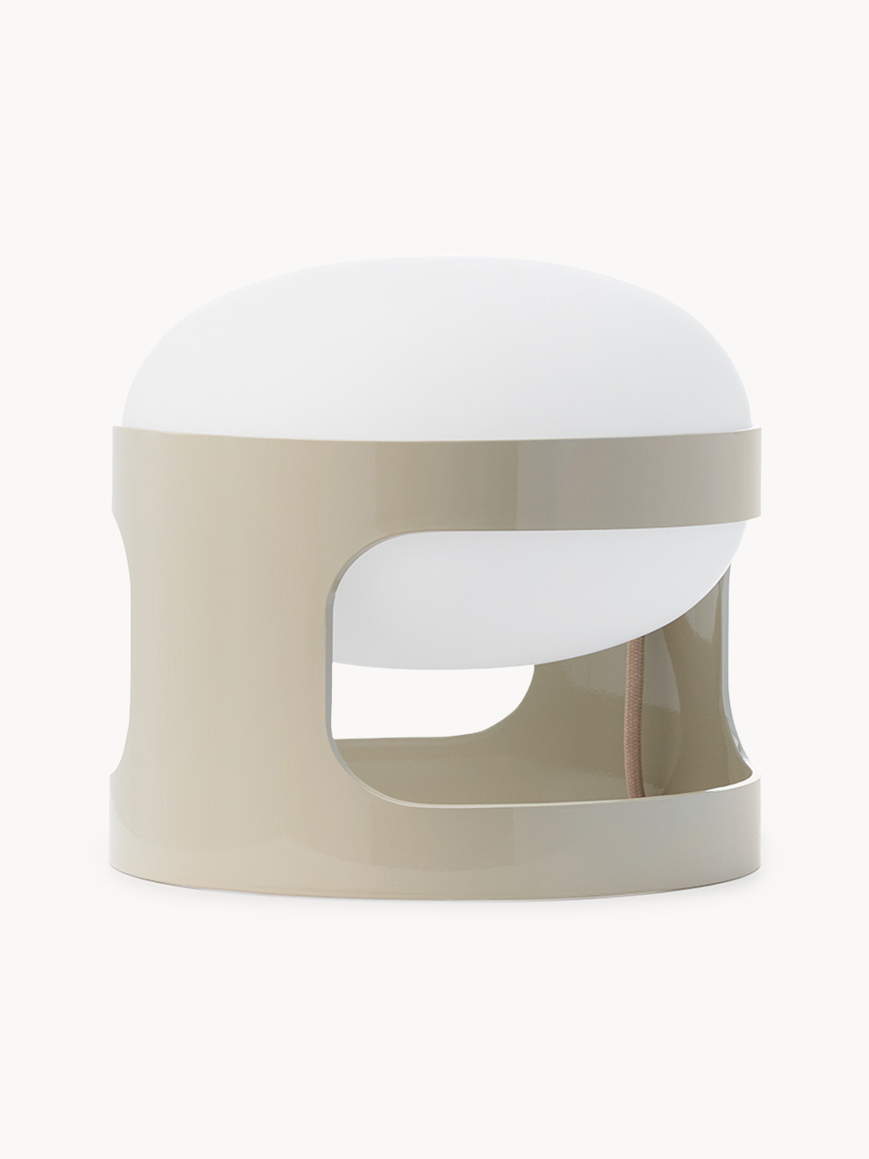 Petite lampe à poser Gunder - Grège, blanc