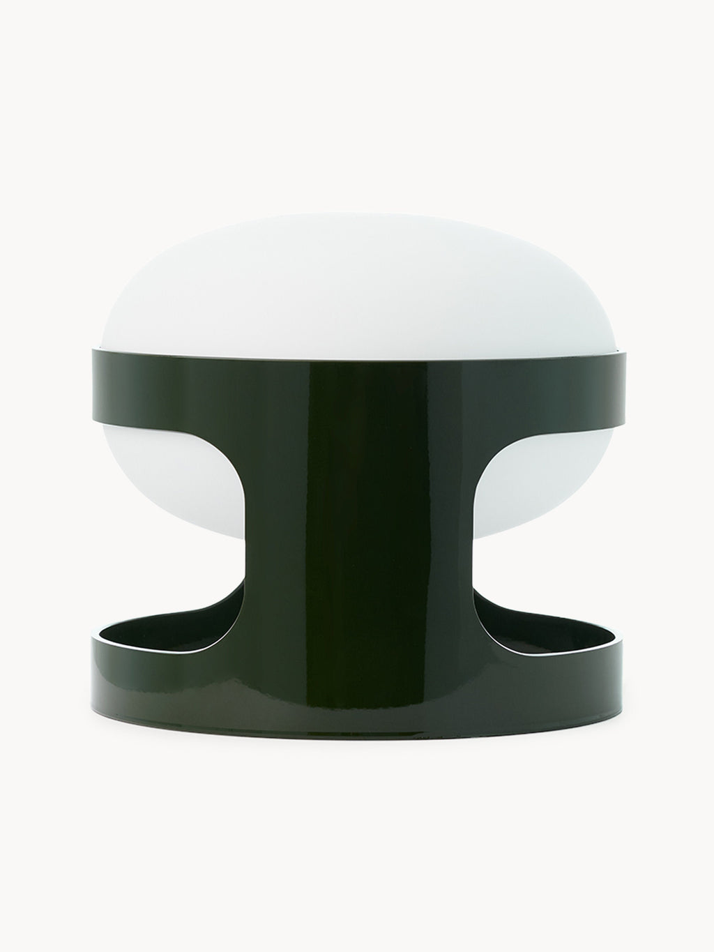 Petite lampe à poser Gunder - Vert foncé, blanc