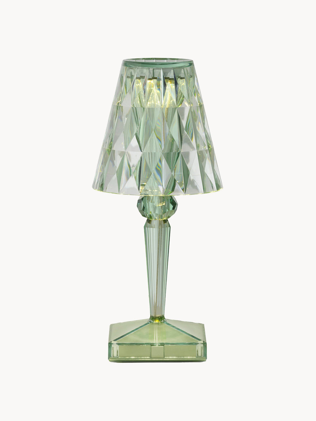 Lampe à poser LED mobile Asen, haut. 30 cm - Vert sauge