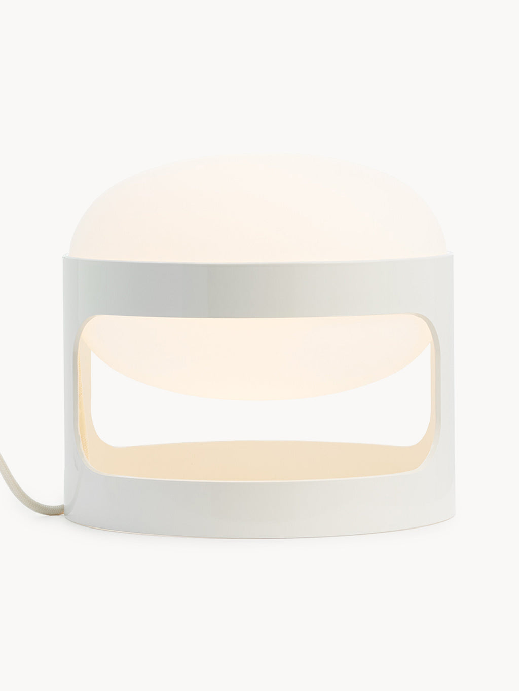 Petite lampe à poser Gunder - Blanc cassé, blanc