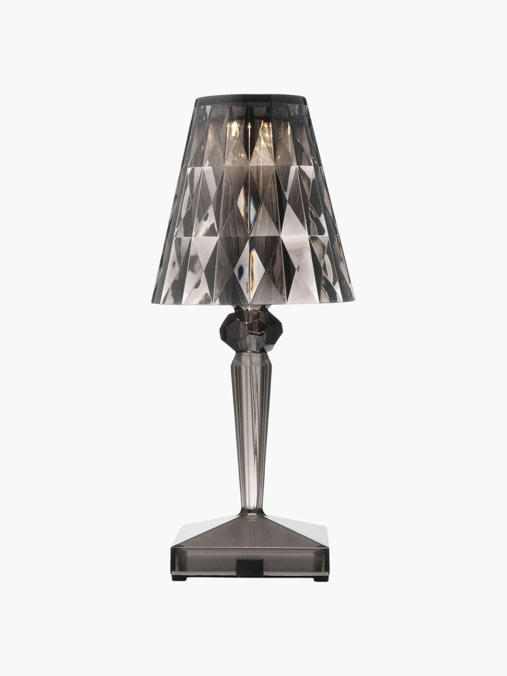 Lampe à poser LED mobile Asen, haut. 30 cm - Gris foncé