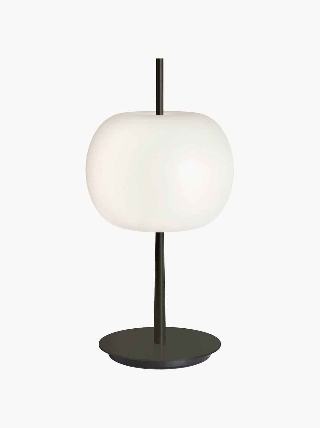 Petite lampe à poser LED Judson, intensité ajustable - Blanc cassé, noir