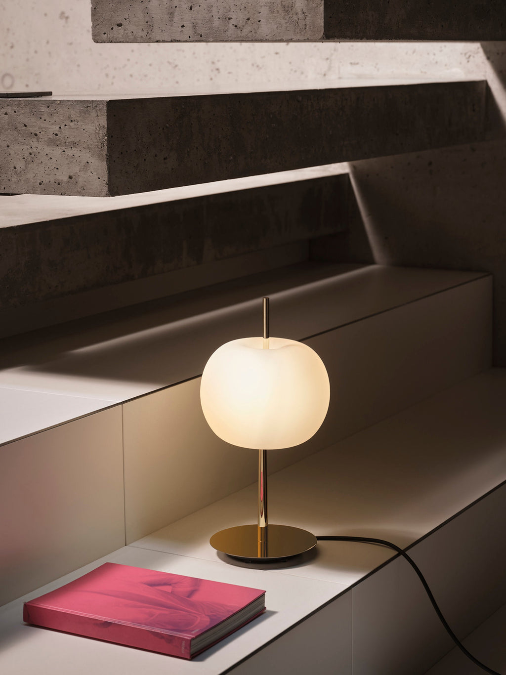 Petite lampe à poser LED Judson, intensité variable - Doré, blanc