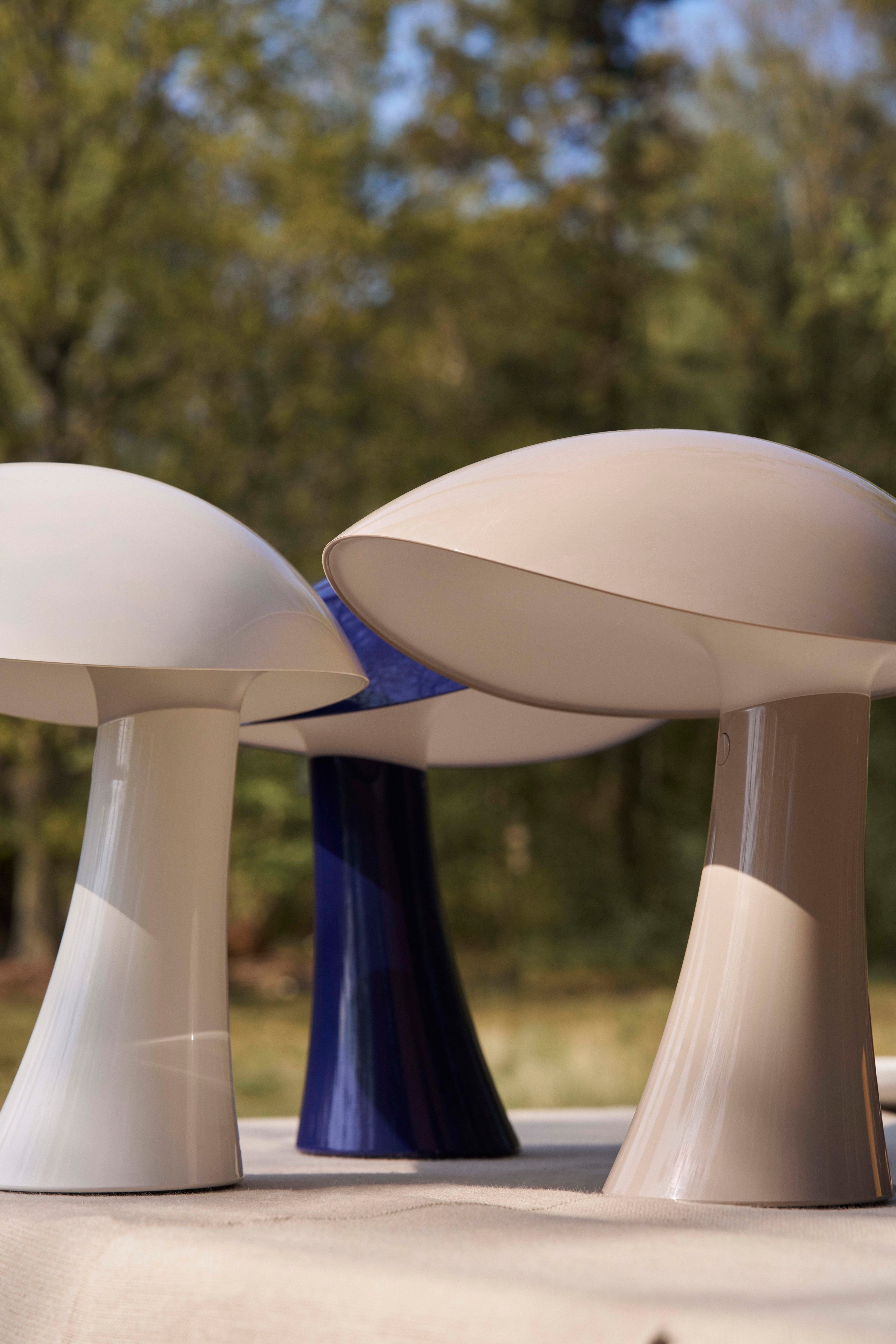 Petite lampe à poser LED portable Pax, intensité ajustable - Gris clair, blanc