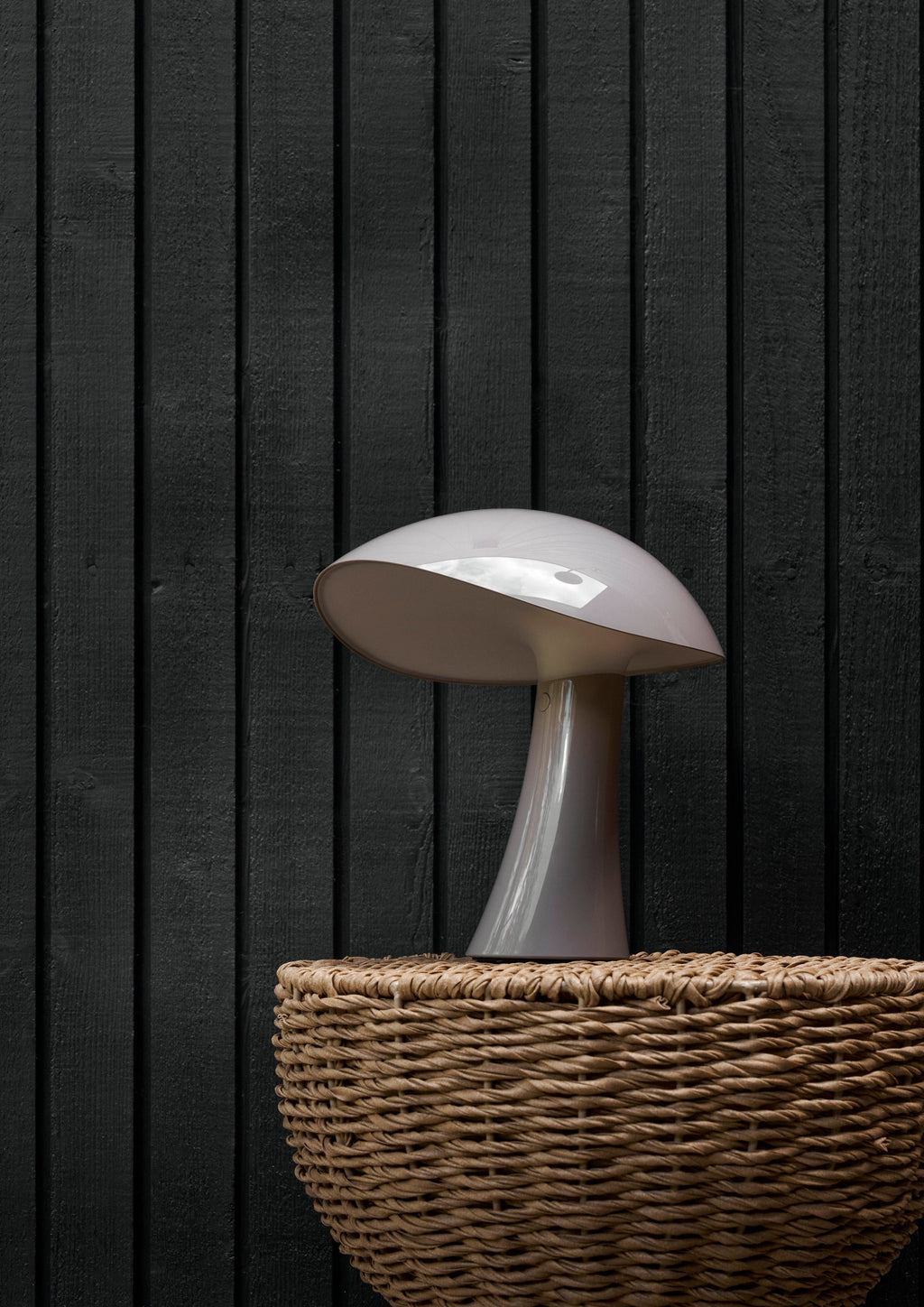 Petite lampe à poser LED portable Pax, intensité ajustable - Gris clair, blanc