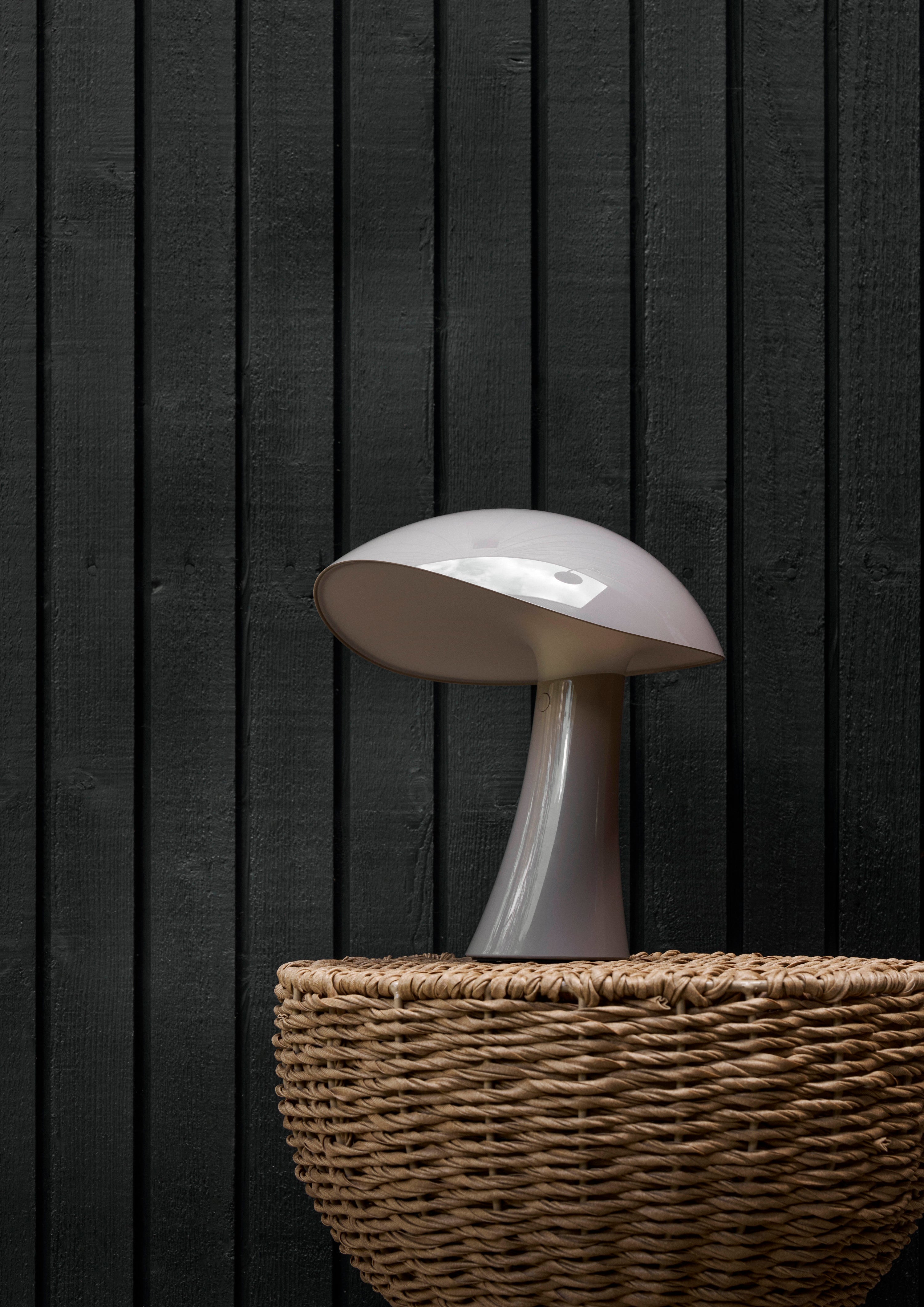 Petite lampe à poser LED portable Pax, intensité ajustable - Gris clair, blanc