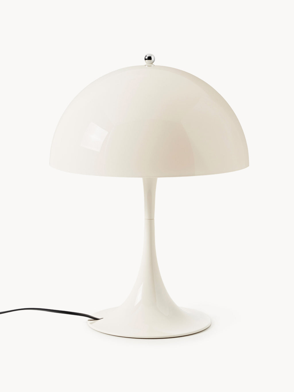 Lampe à poser Aslak, design Verner Panton - Verre acrylique beige clair