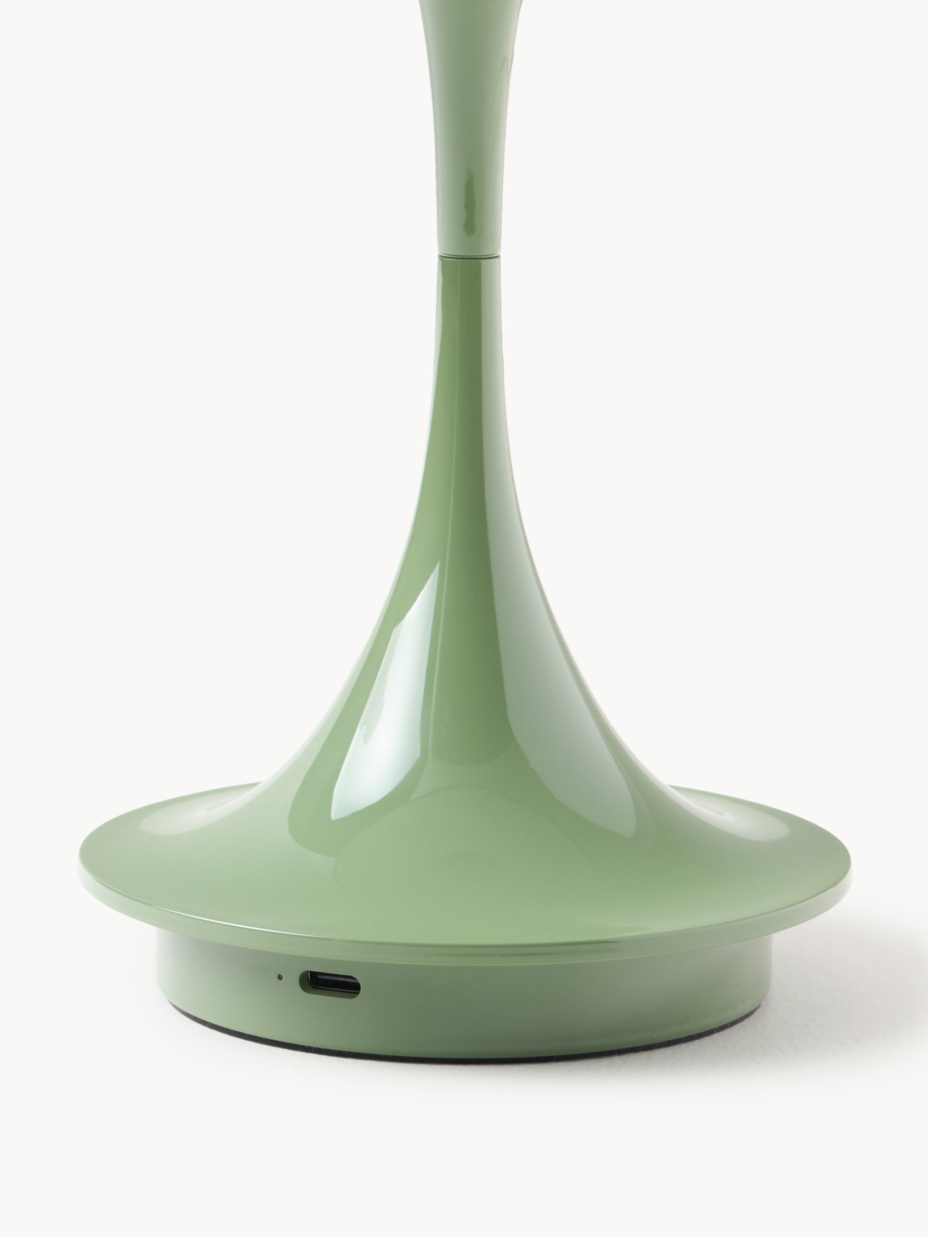 Lampe à poser LED portable à intensité variable Reiulf, design Verner Panton - Vert clair