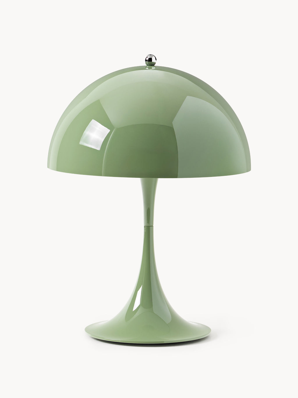 Lampe à poser LED portable à intensité variable Kasper, design Verner Panton - Vert clair