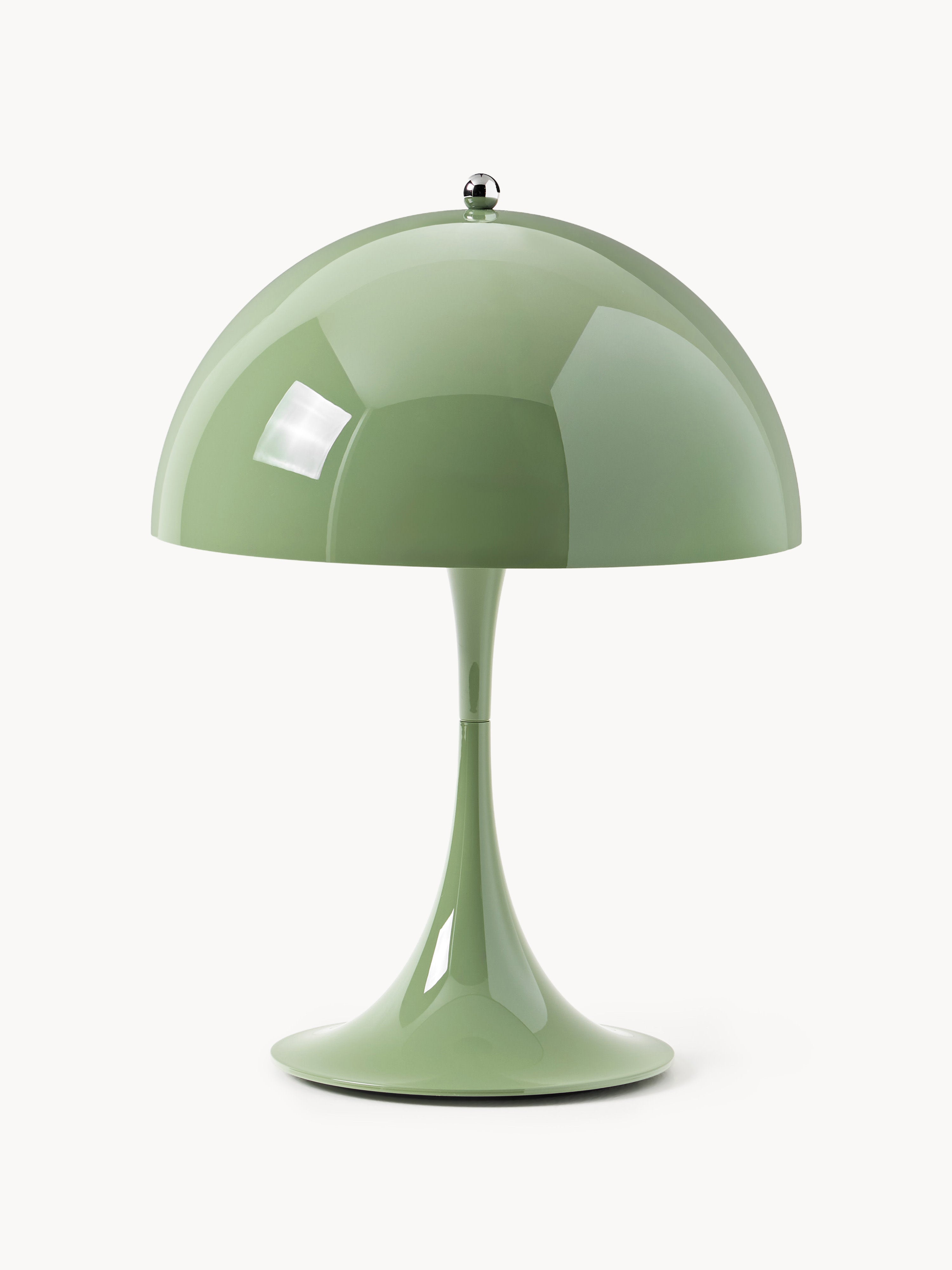 Lampe à poser LED portable à intensité variable Kasper, design Verner Panton - Vert clair