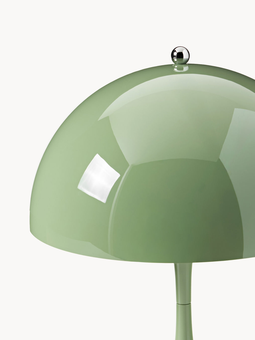 Lampe à poser LED portable à intensité variable Kasper, design Verner Panton - Vert clair