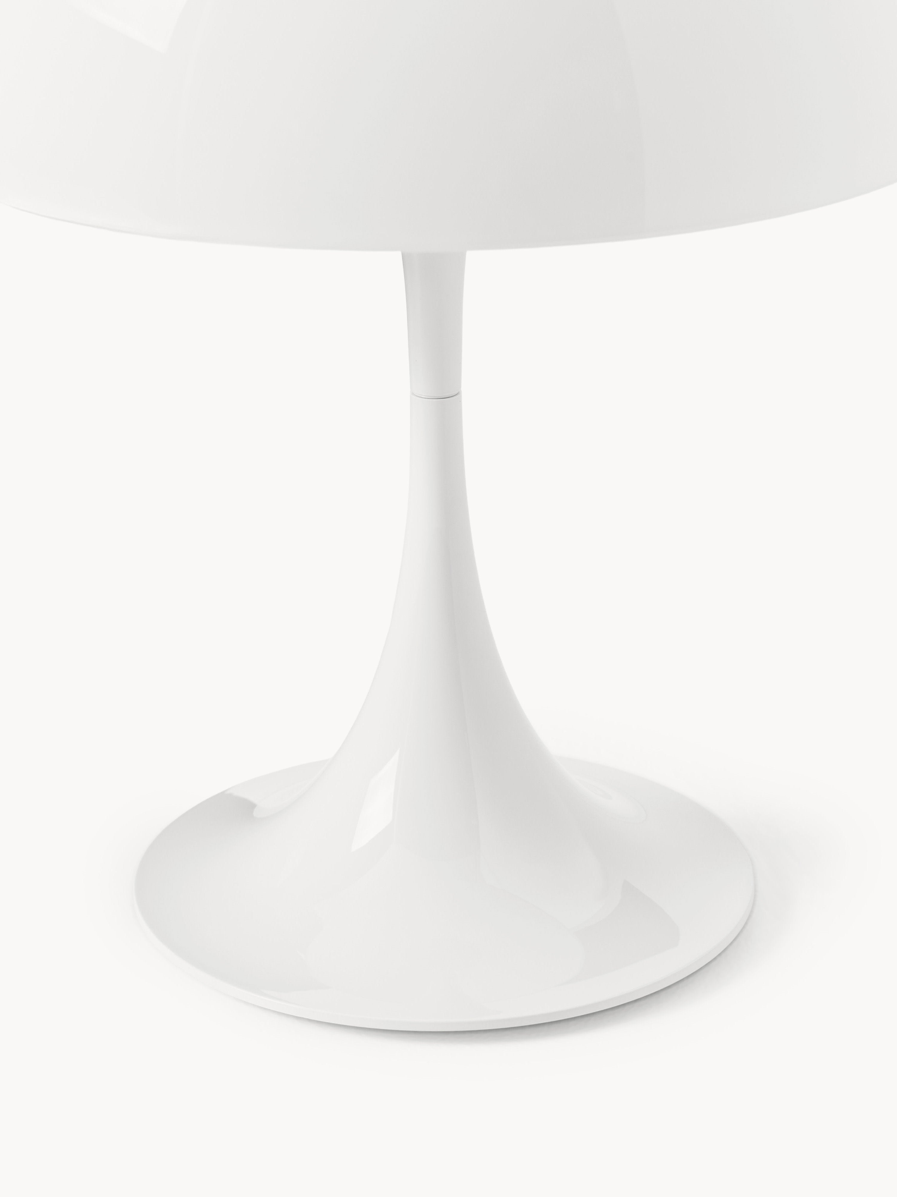 Lampe à poser LED portable à intensité variable Kasper, design Verner Panton - Verre acrylique blanc