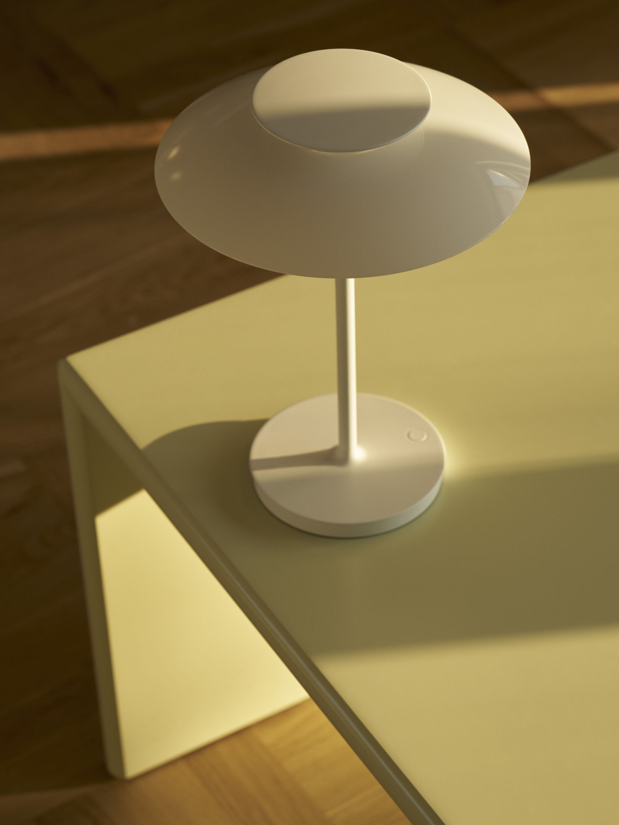 Petite lampe à poser LED portable Banks, intensité ajustable - Blanc naturel