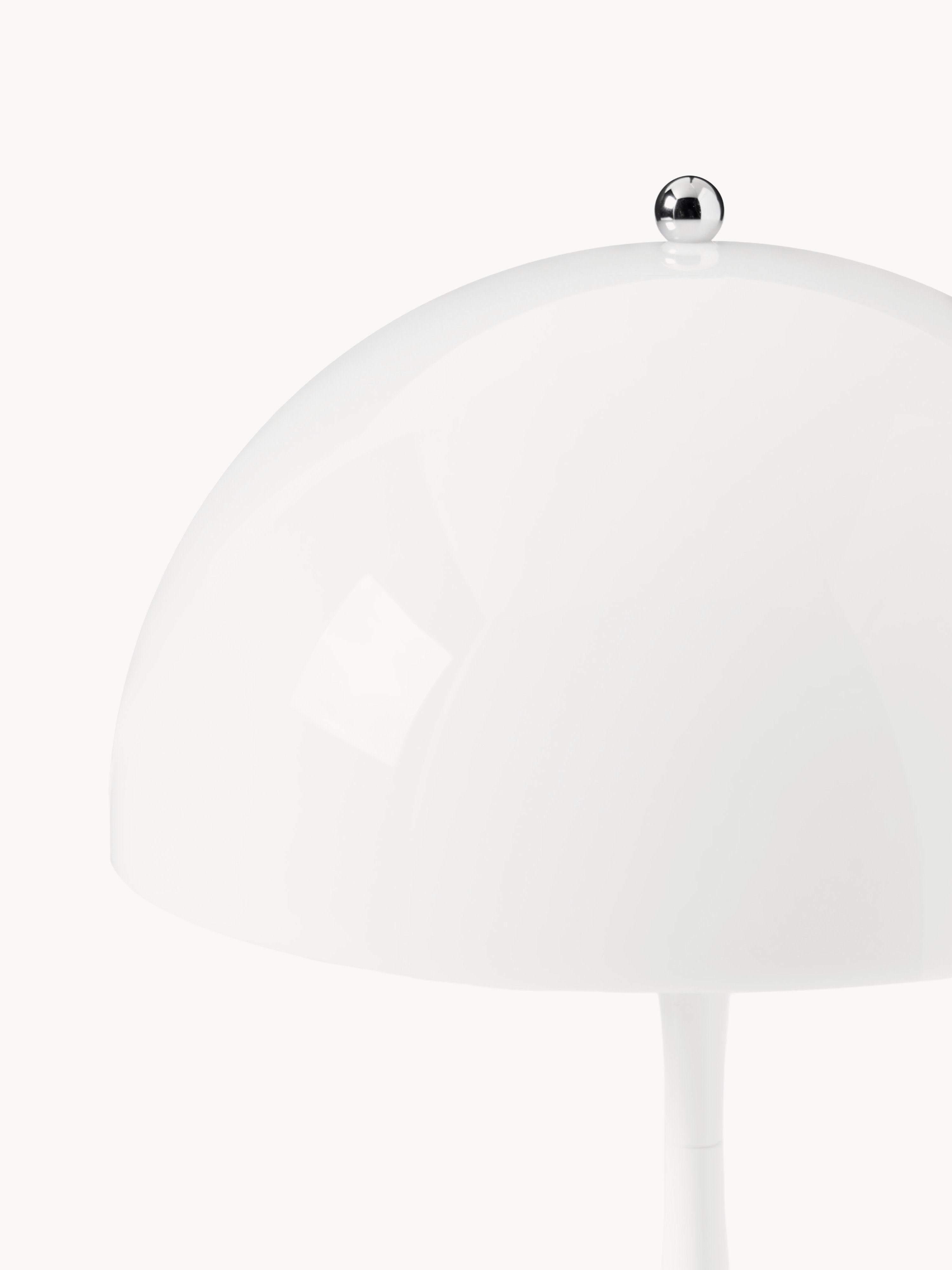 Lampe à poser Aslak, design Verner Panton - Verre acrylique blanc