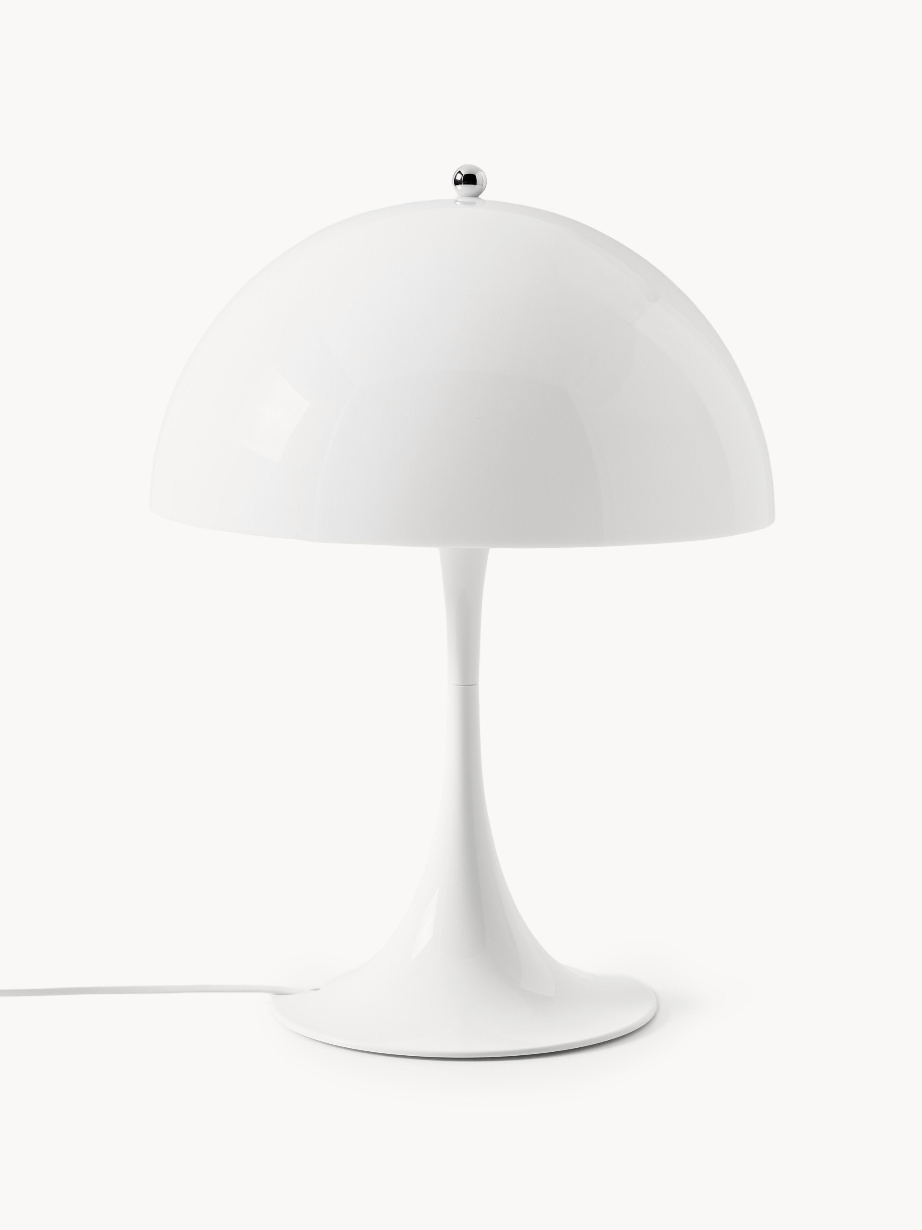 Lampe à poser Aslak, design Verner Panton - Verre acrylique blanc