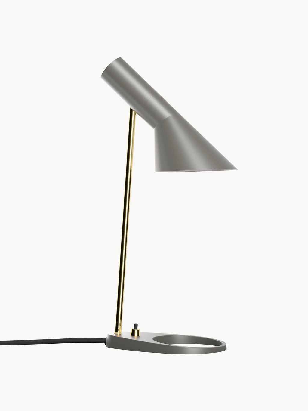 Lampe à poser Hannes - Gris, laiton