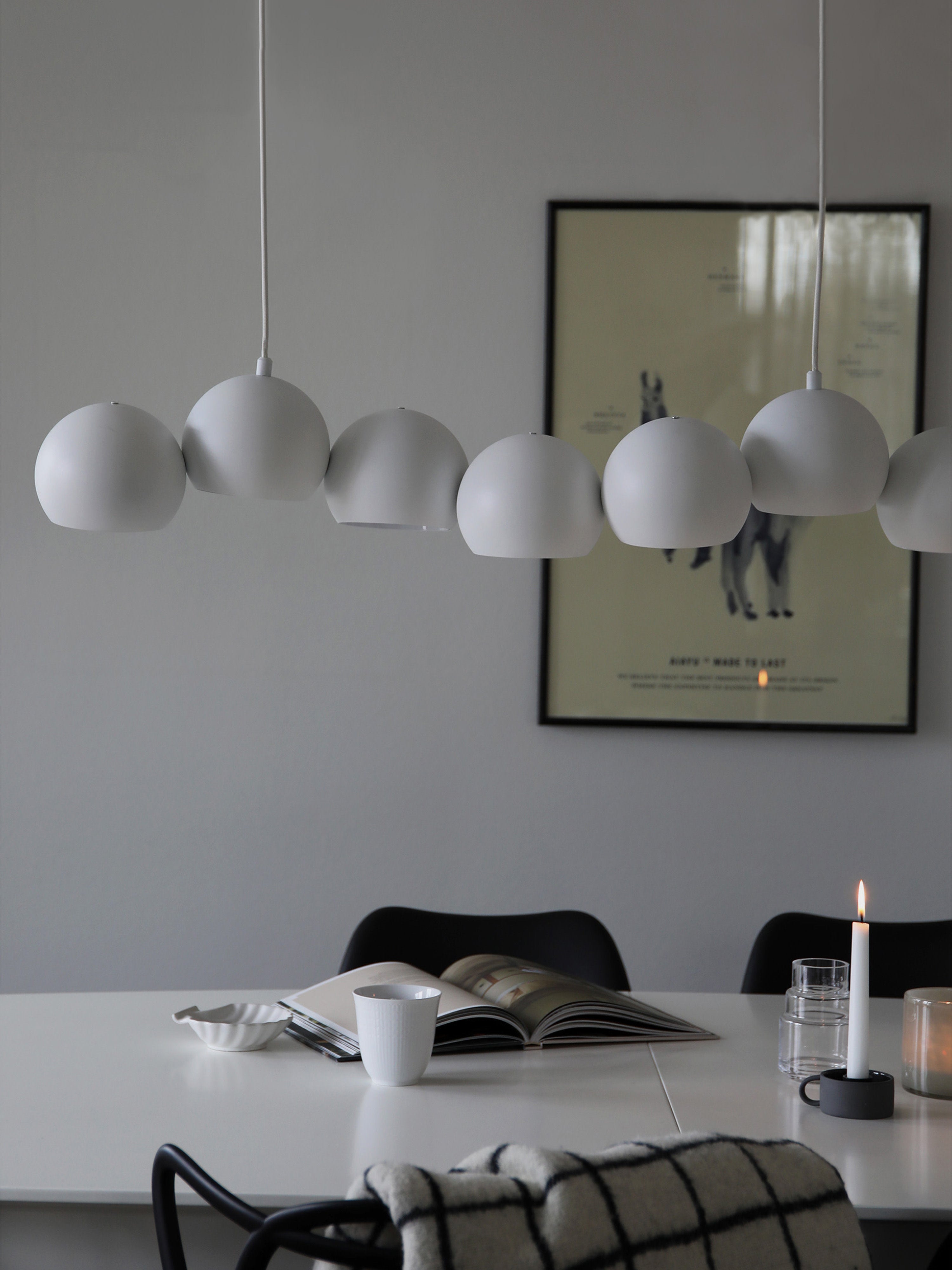 Grande suspension Shep - Blanc