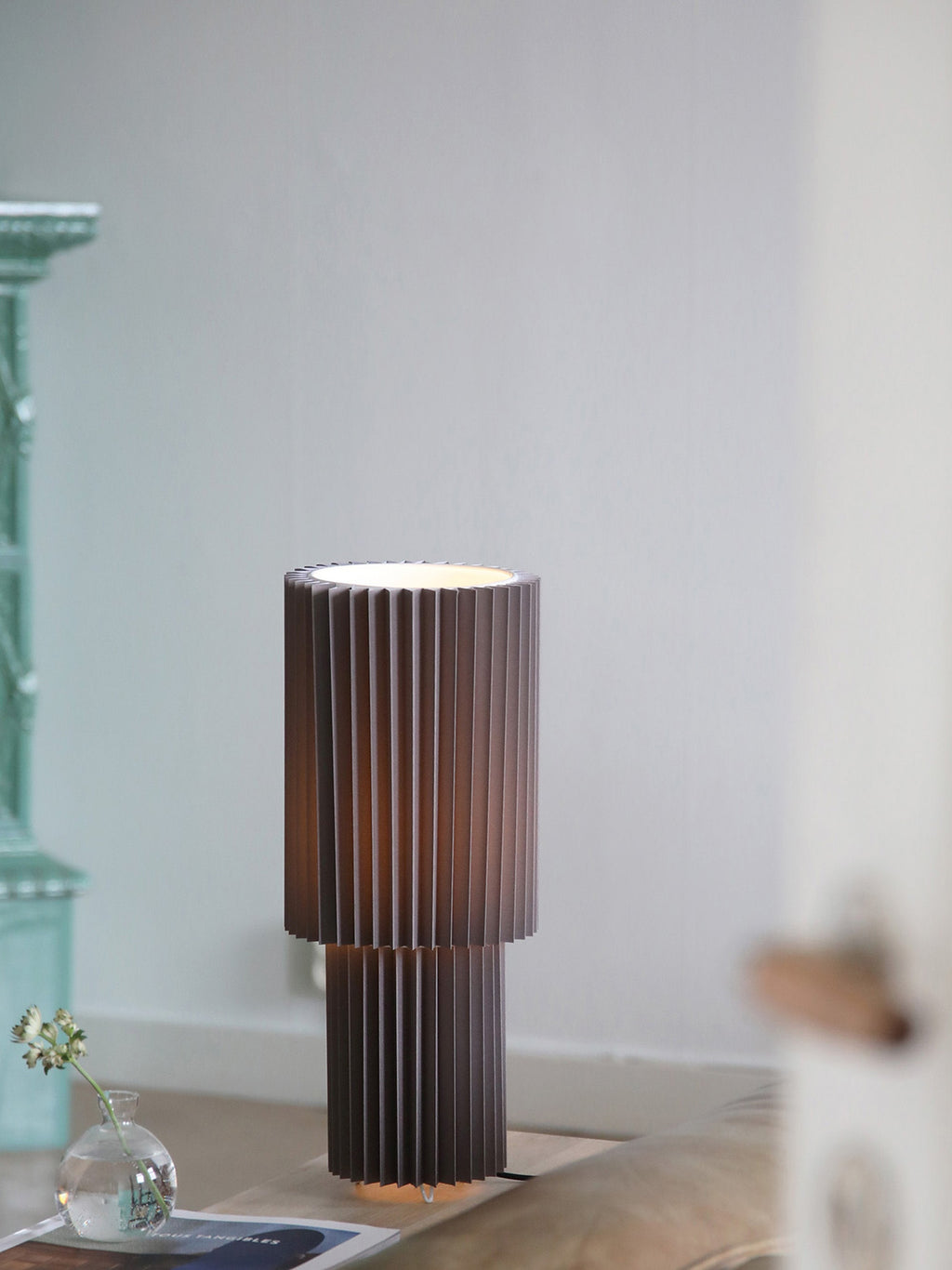 Lampe à poser Fridrek - Taupe