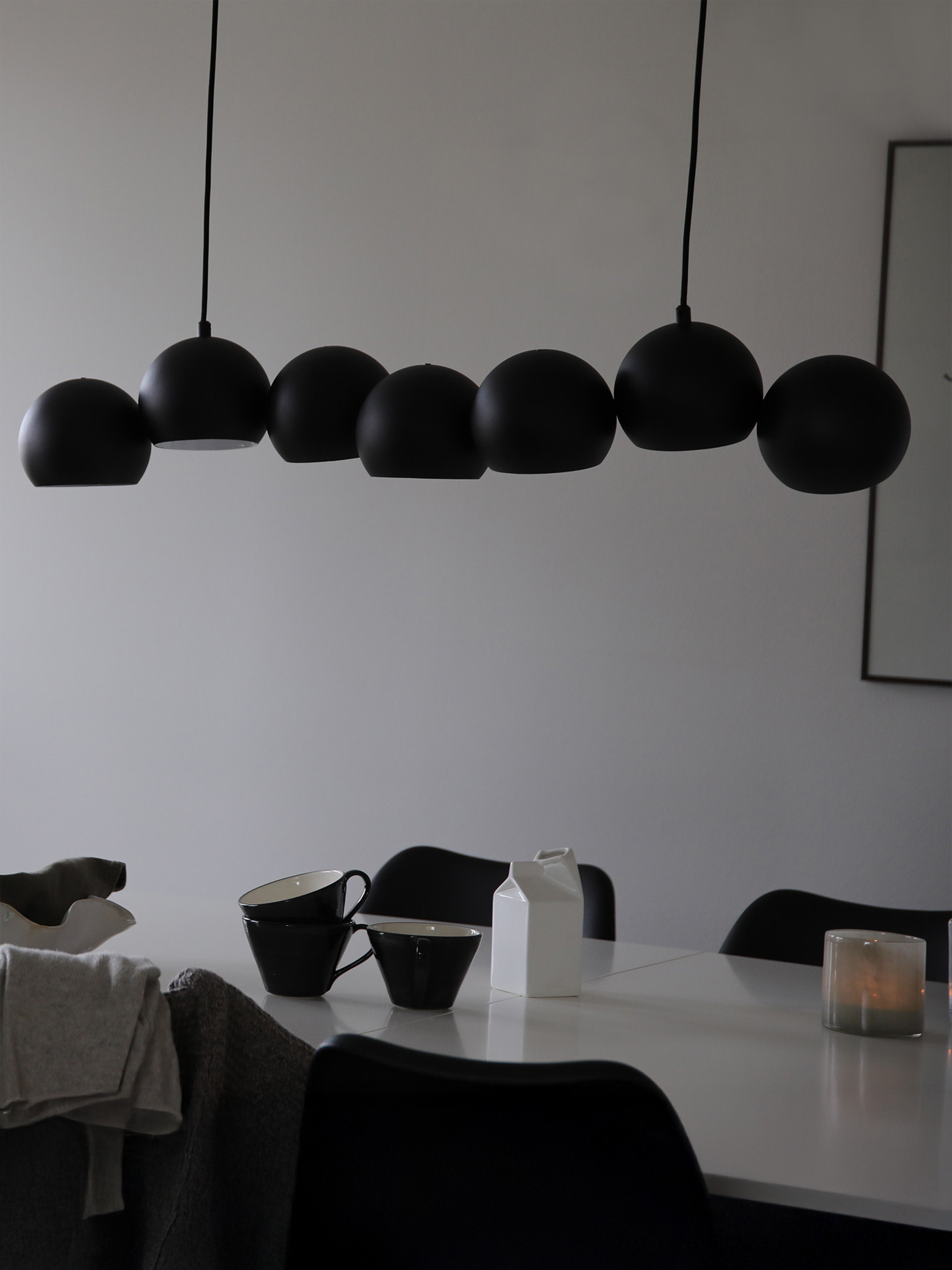 Grande suspension Shep - Anthracite