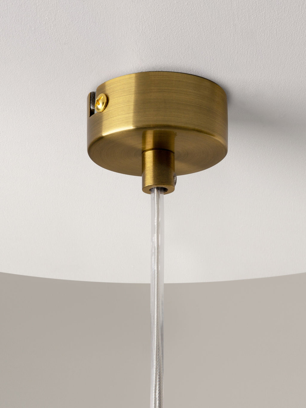 Petite suspension Clyde - Doré, transparent