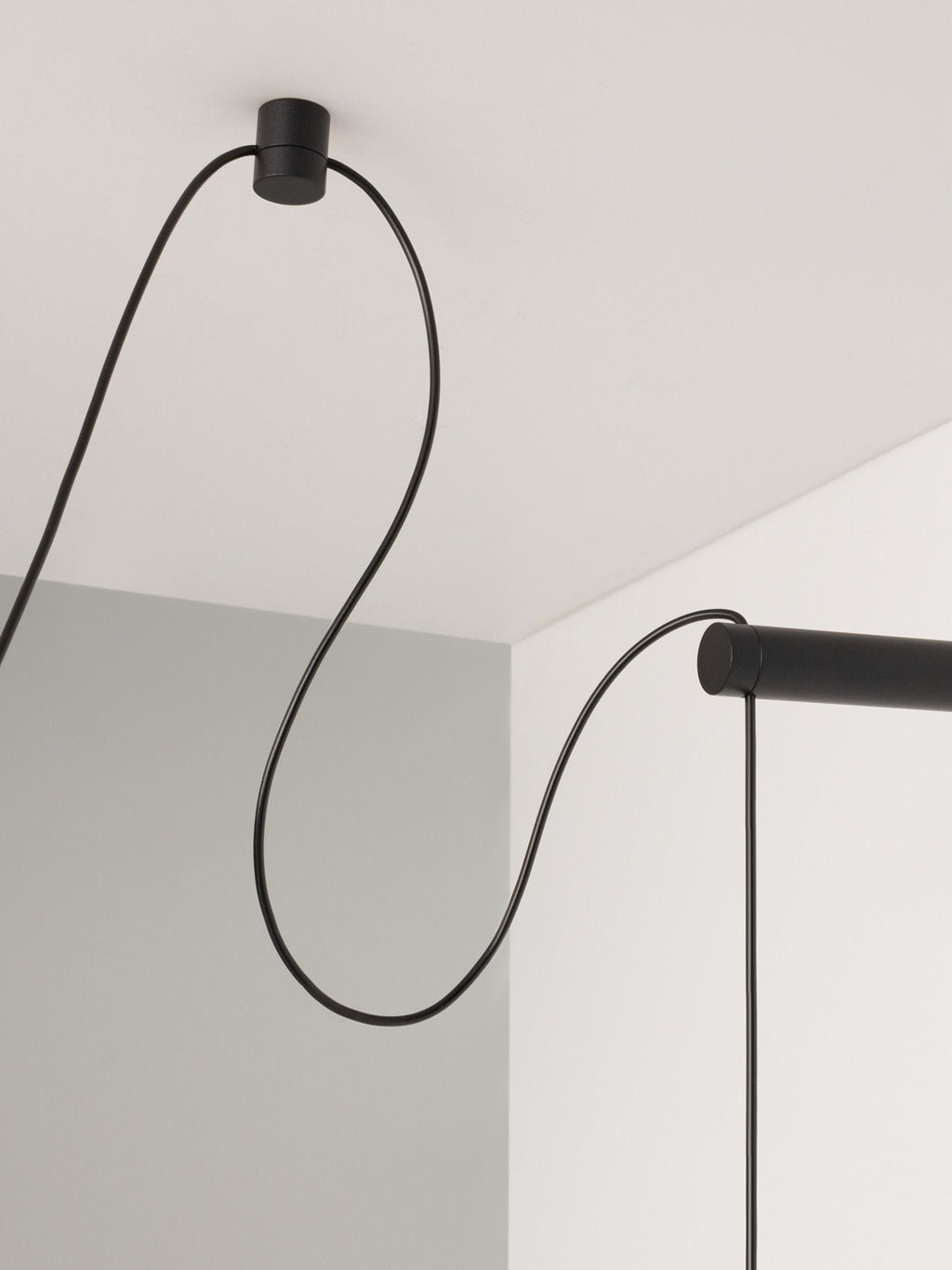 Suspension Kori - Noir, blanc, transparent