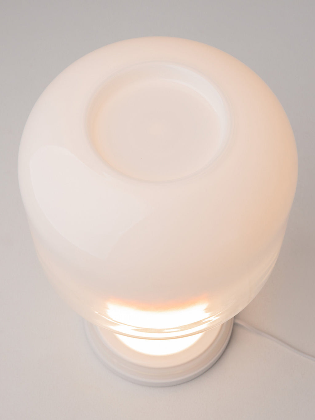Petite lampe à poser LED Peter, intensité ajustable - Blanc, transparent
