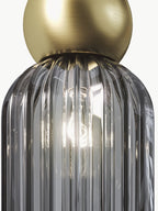 Suspension Nash - Anthracite, transparent, doré