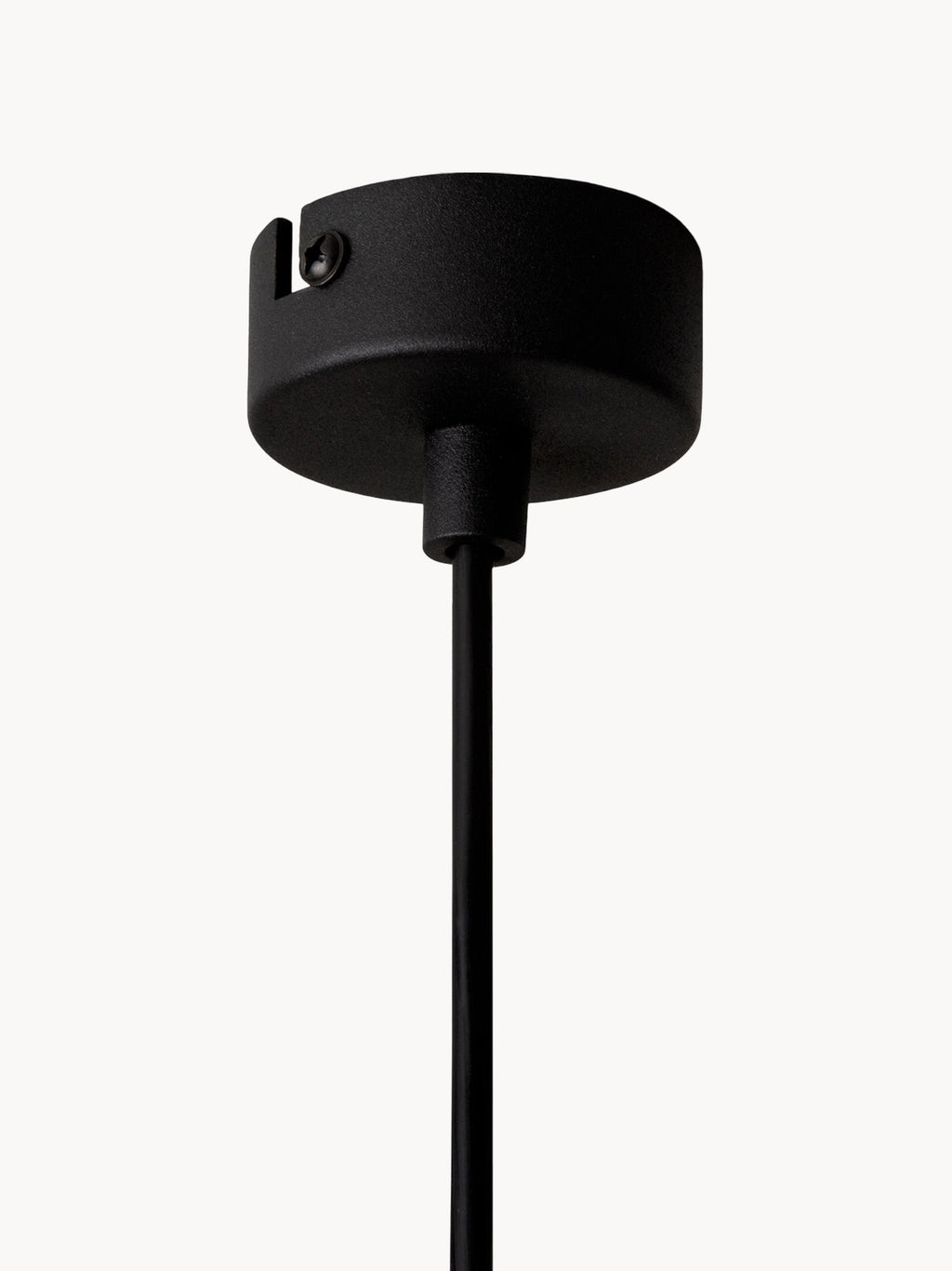 Petite suspension Clyde - Noir, transparent